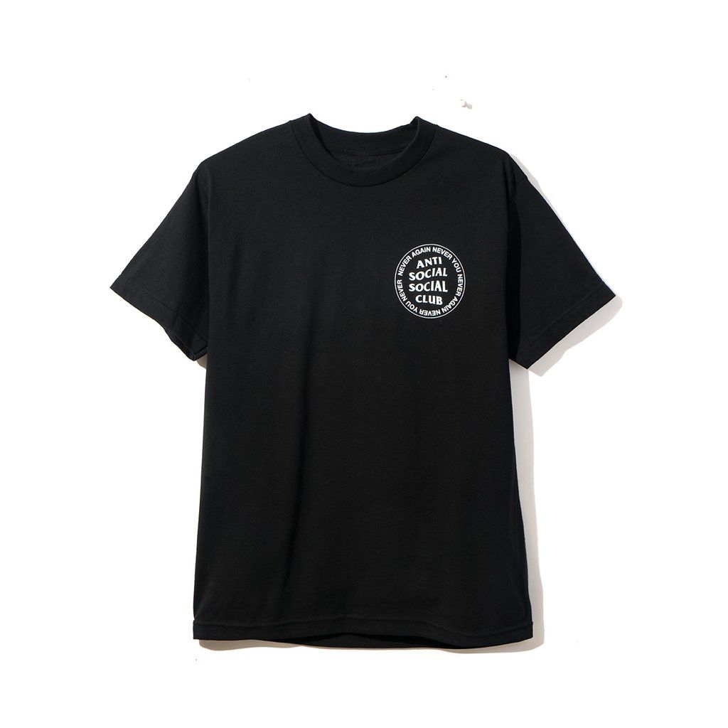Anti Social Social Club DS White ASSC Never Again Never You Black Tee FTP BAPE KITH Size US S / EU 44-46 / 1 - 4 Thumbnail