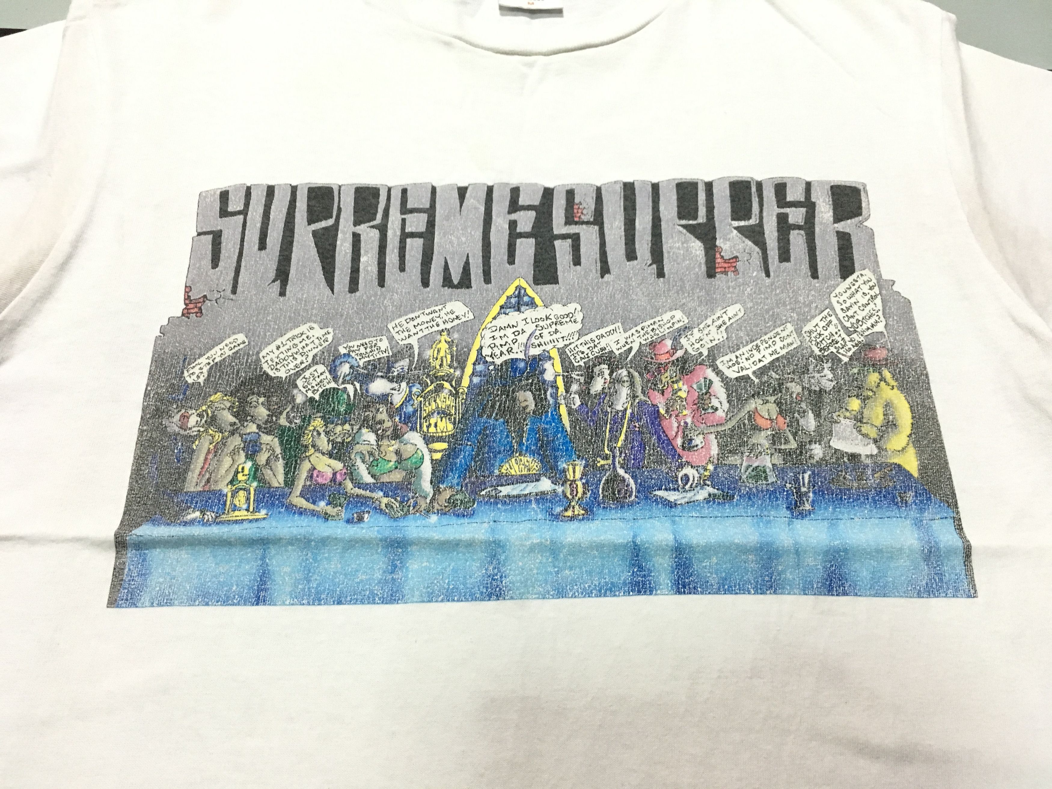 Supreme 🔥 Rare Supreme x Joe cool supper tee white 2007 Size US M / EU 48-50 / 2 - 3 Thumbnail