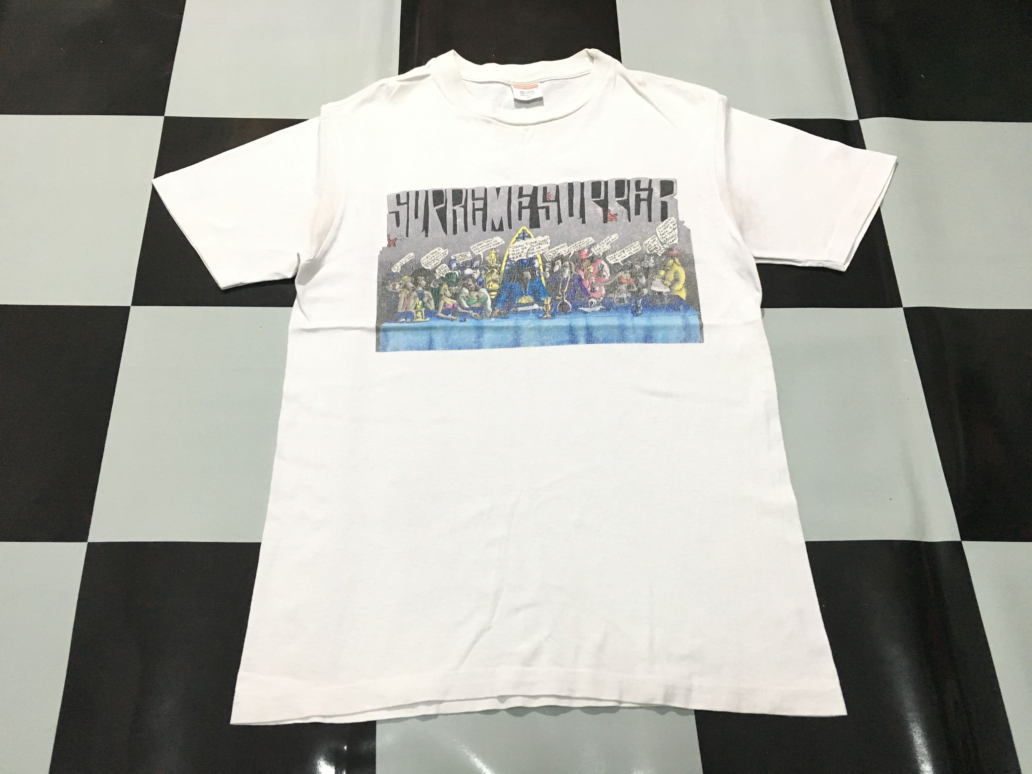 Supreme 🔥 Rare Supreme x Joe cool supper tee white 2007 Size US M / EU 48-50 / 2 - 2 Thumbnail