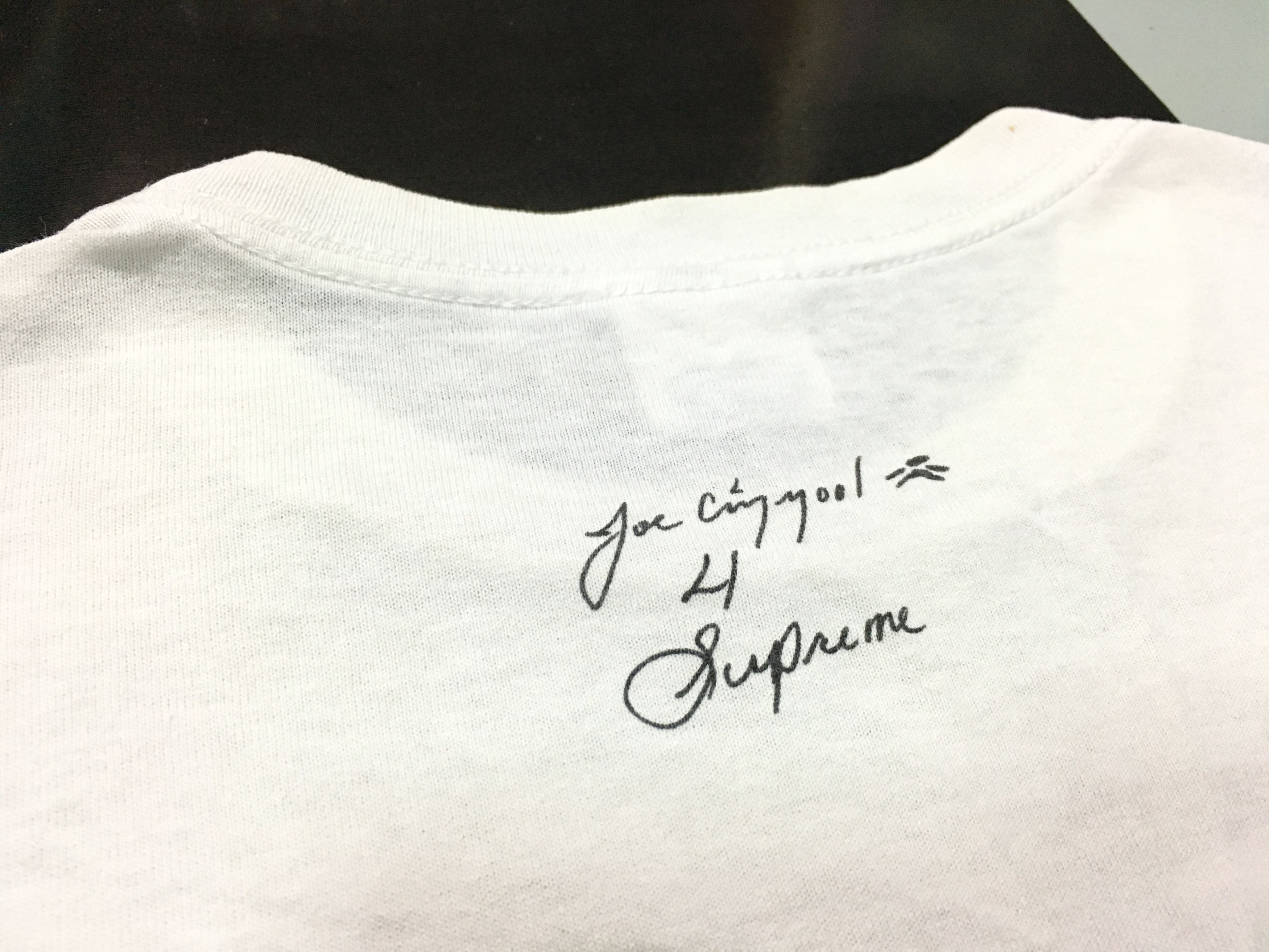 Supreme 🔥 Rare Supreme x Joe cool supper tee white 2007 Size US M / EU 48-50 / 2 - 6 Thumbnail