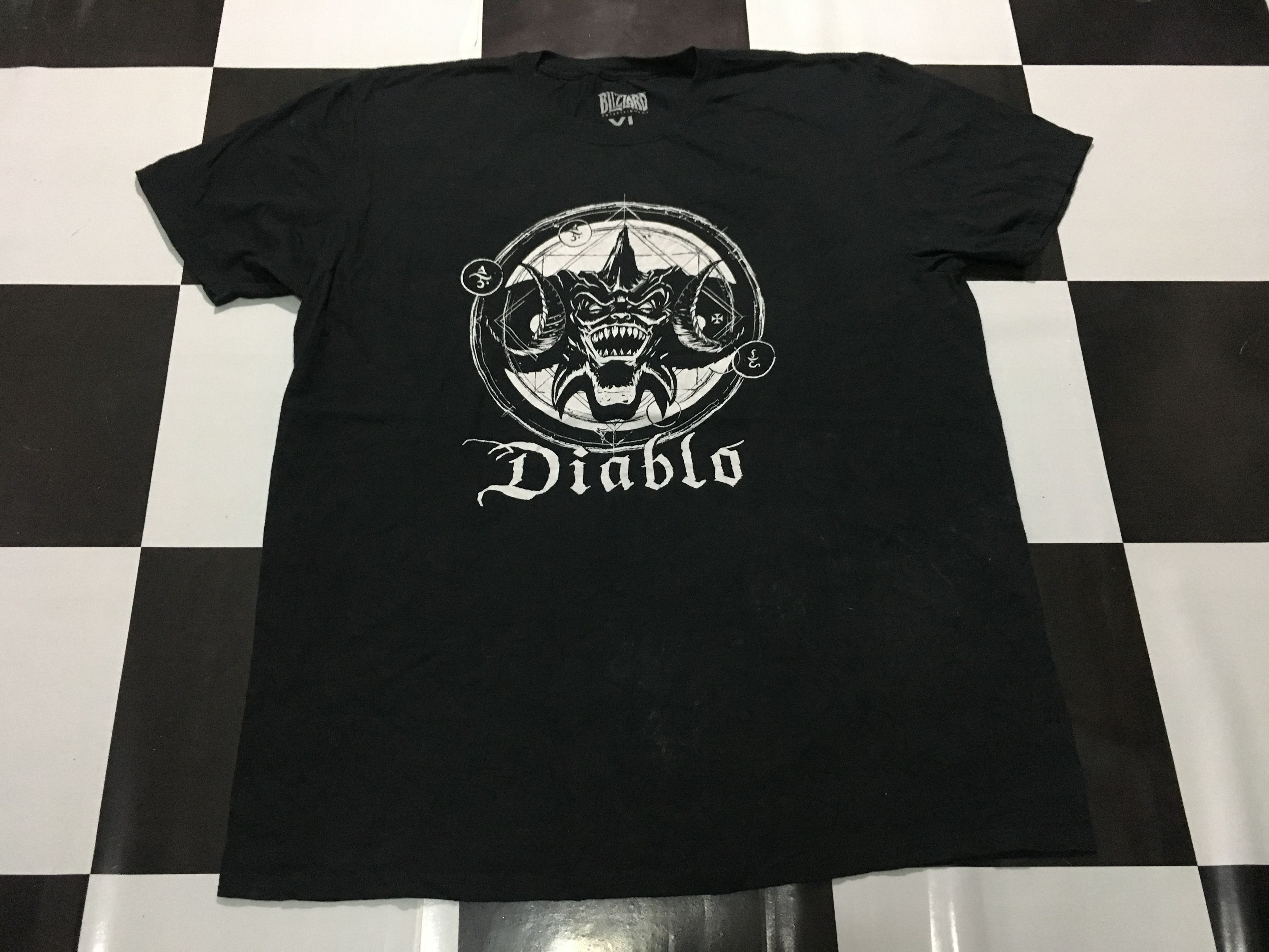 Microsoft × Playstation Diablo shirt Action RPG video game Blizzard Size US XL / EU 56 / 4 - 2 Thumbnail
