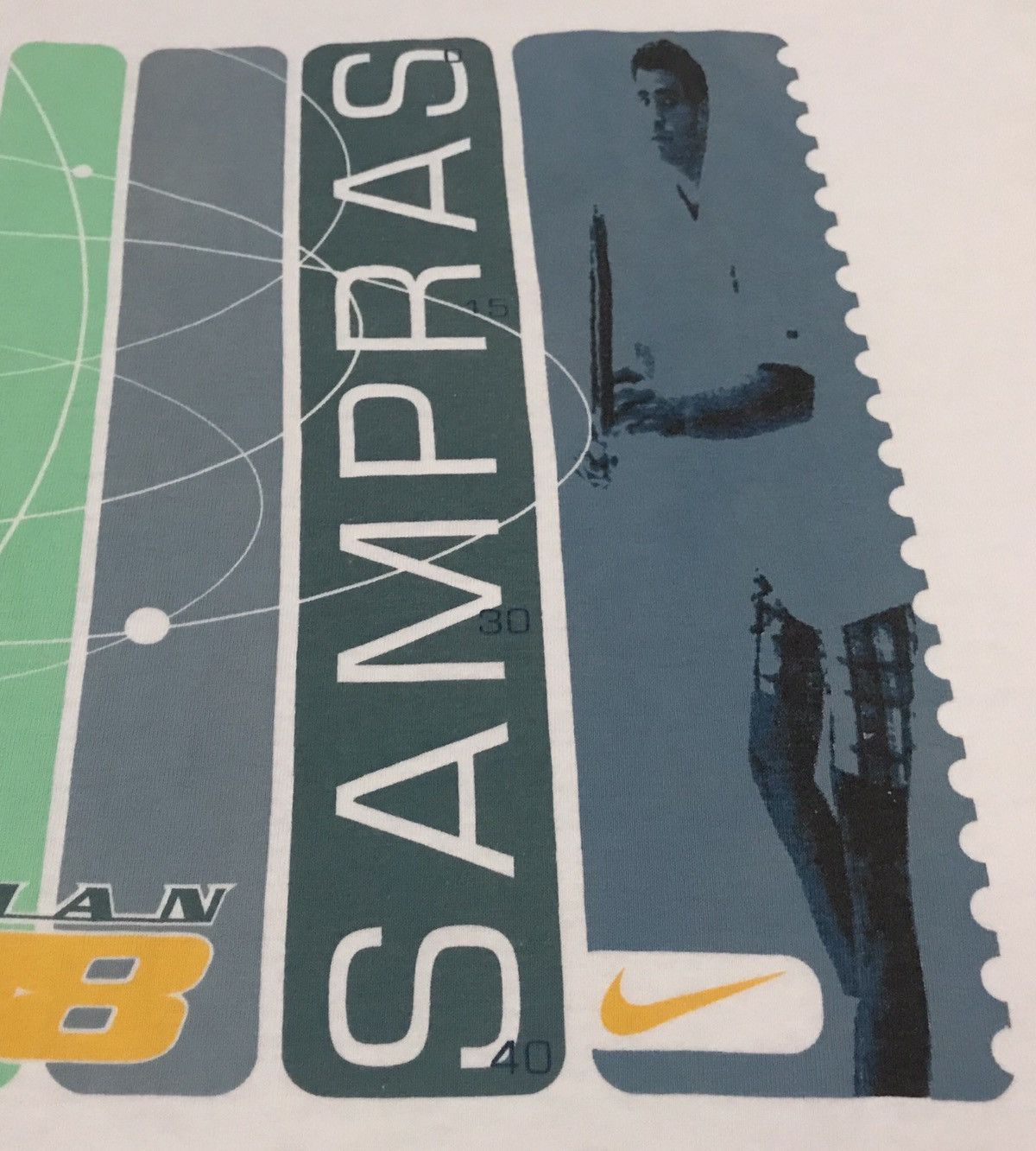 Nike × Vintage Vintage Nike Pete Sampras Australian Open 1998 Tshirt Size US M / EU 48-50 / 2 - 4 Thumbnail
