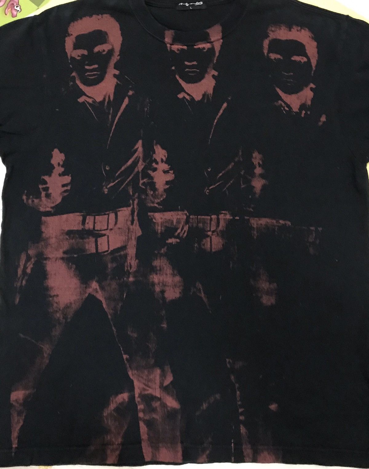 Andy Warhol × Band Tees Vintage Andy Warhol Elvis Presley Art Uniqlo Tshirt Size US L / EU 52-54 / 3 - 2 Thumbnail