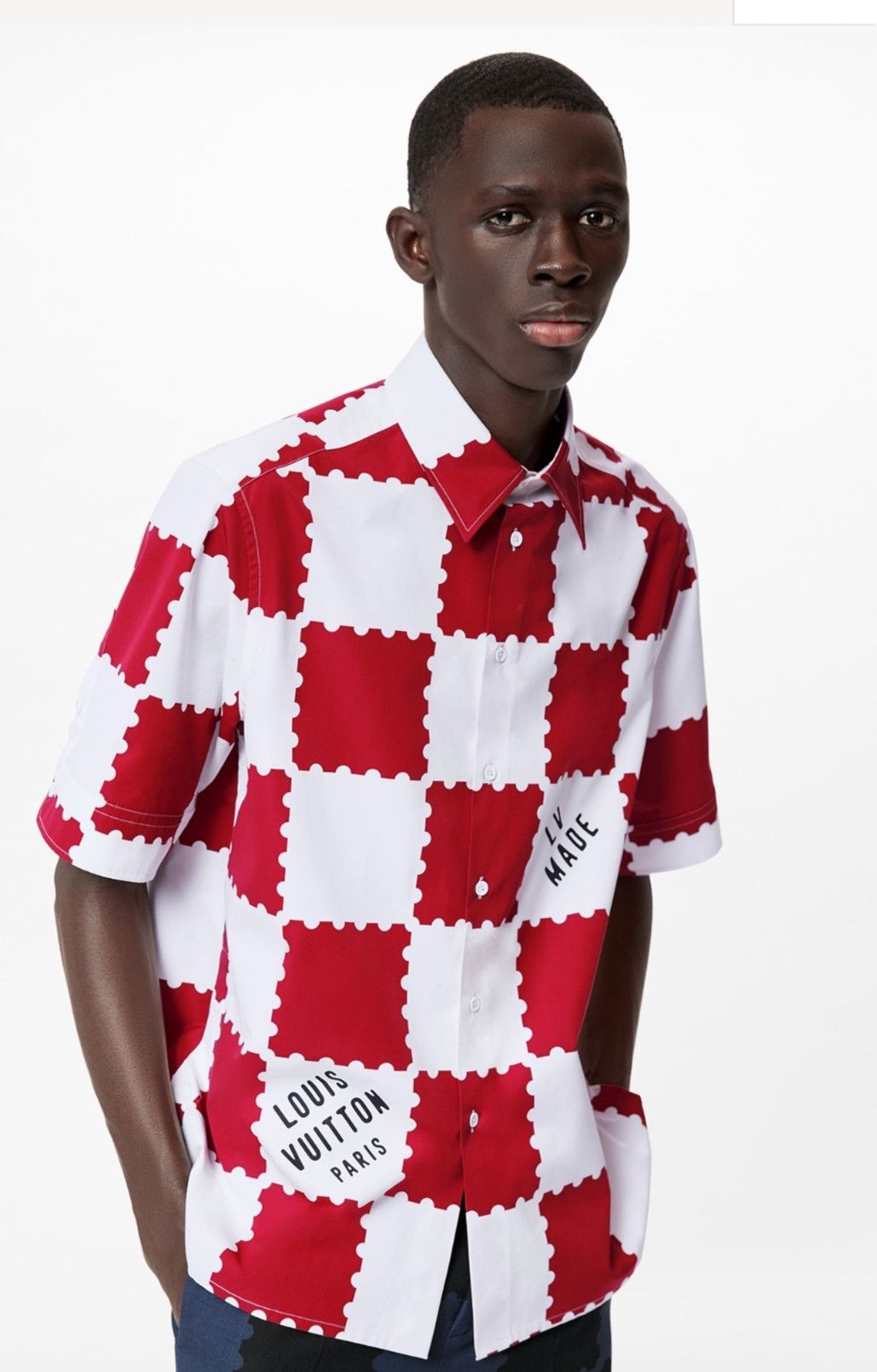 Louis Vuitton × Nigo Giant Damier 半袖シャツ Louis Vuitton × Nigo Giant Damier 半袖シャツ