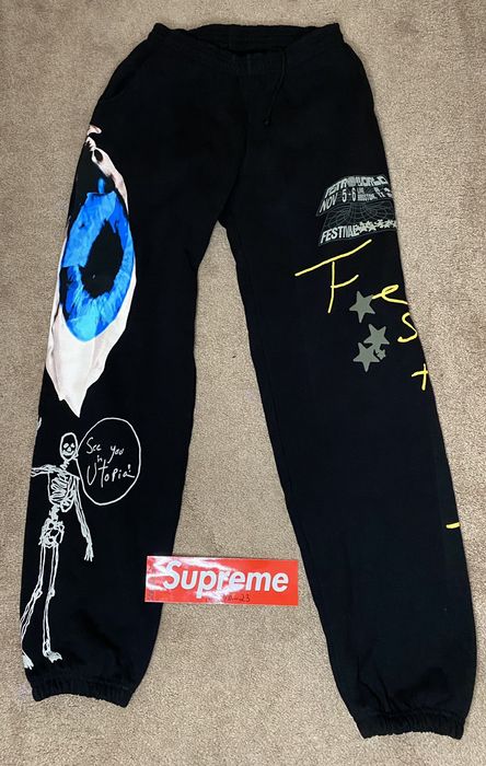 Travis Scott Travis Scott Astroworld Festival 2021 Sweatpants