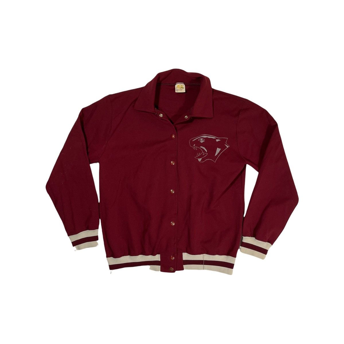 Russell Athletic × Vintage 70s Russell Athletic Panthers Snap Warm Up Jacket Size US L / EU 52-54 / 3 - 1 Thumbnail