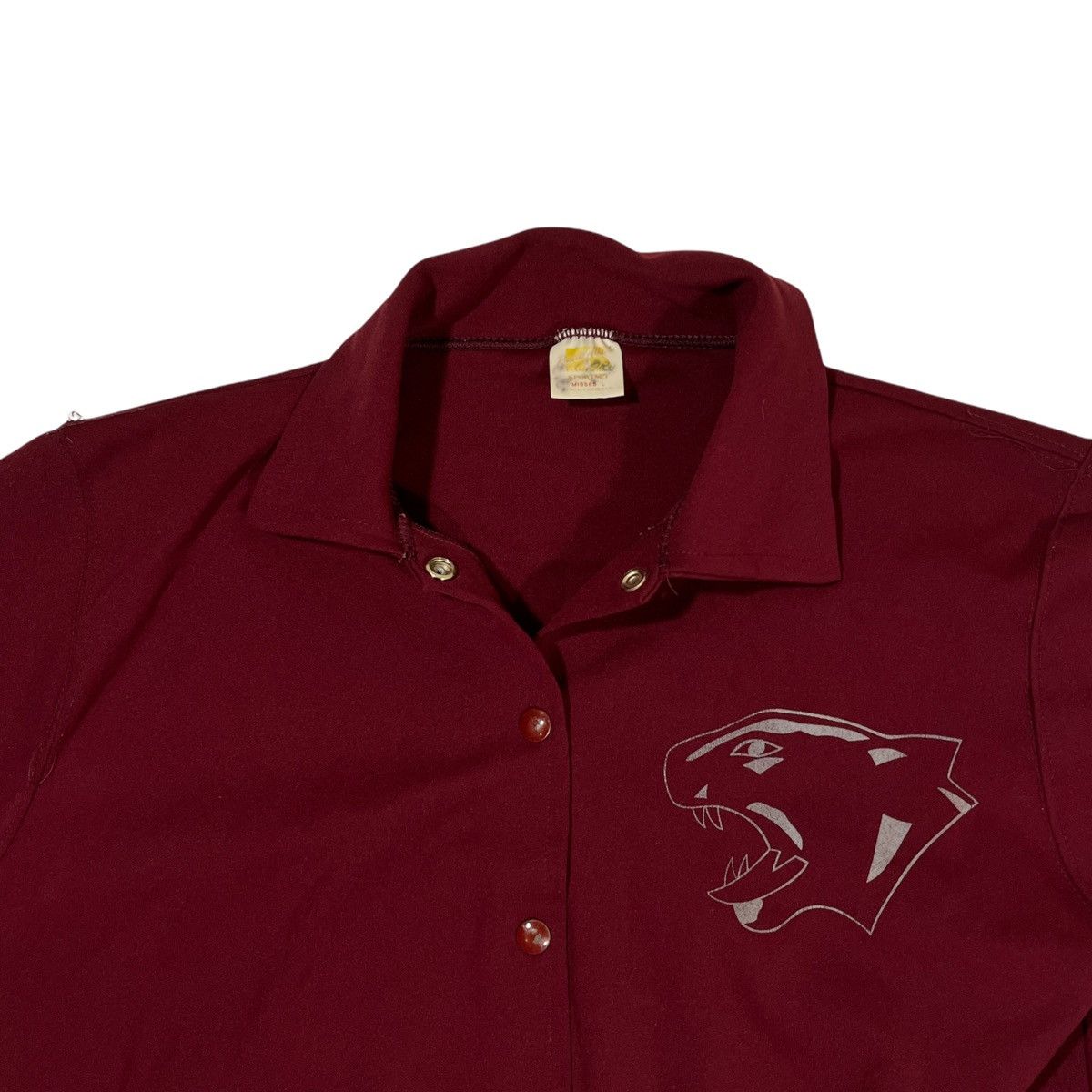 Russell Athletic × Vintage 70s Russell Athletic Panthers Snap Warm Up Jacket Size US L / EU 52-54 / 3 - 2 Thumbnail