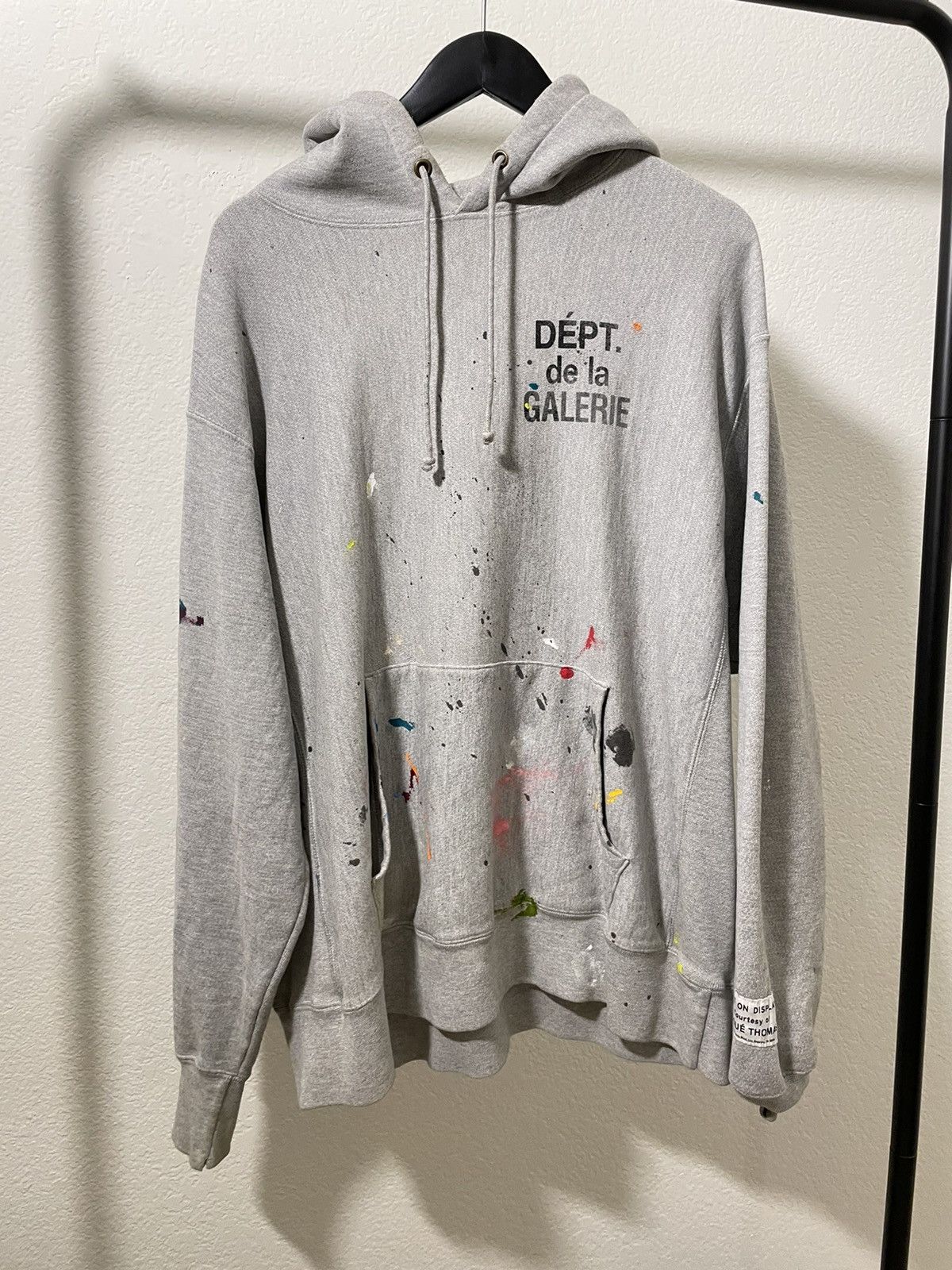 Paint splatter hoodie