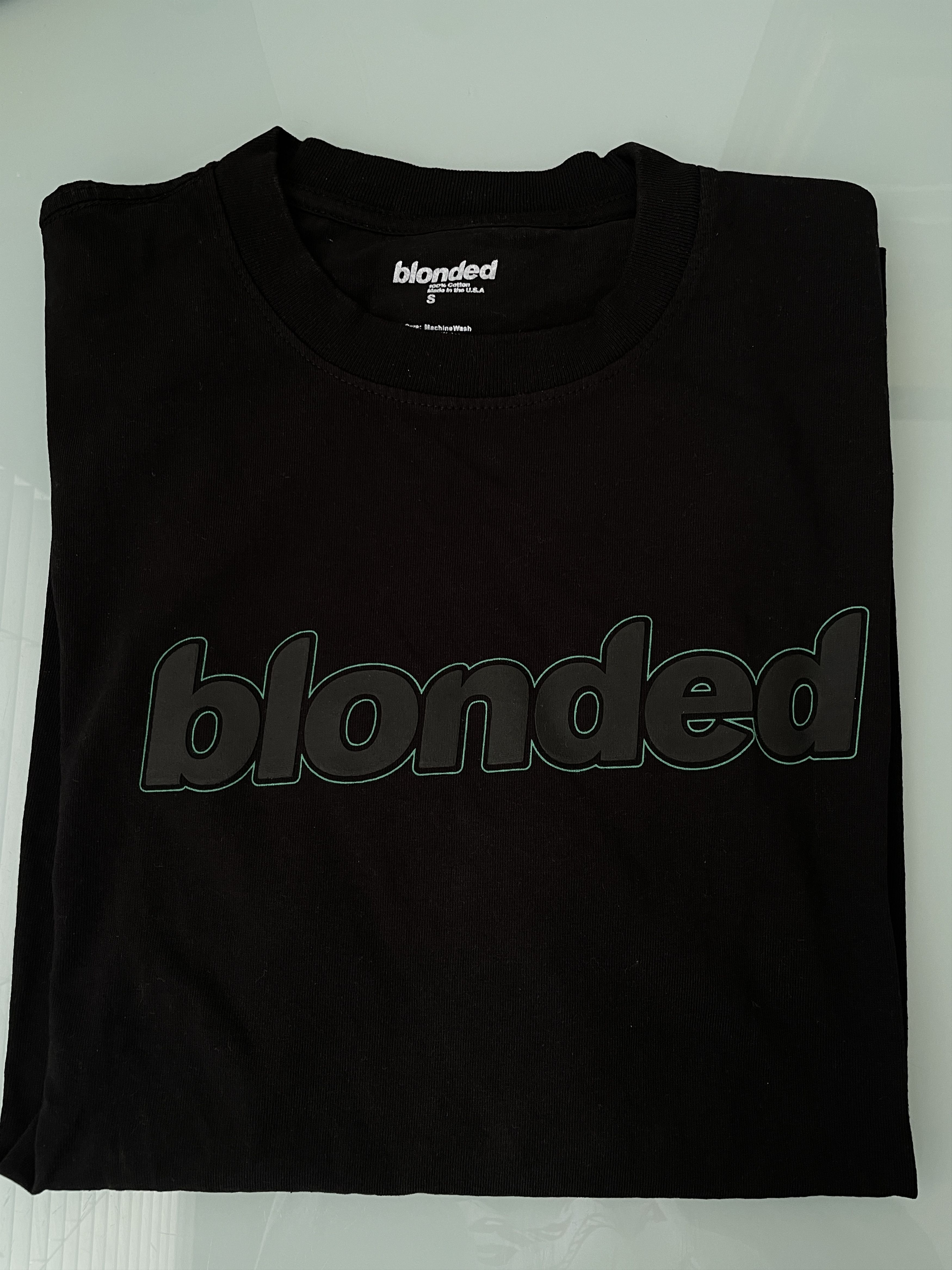 Frank Ocean Blonded Logo T-Shirt Black Men's - FW19 - US