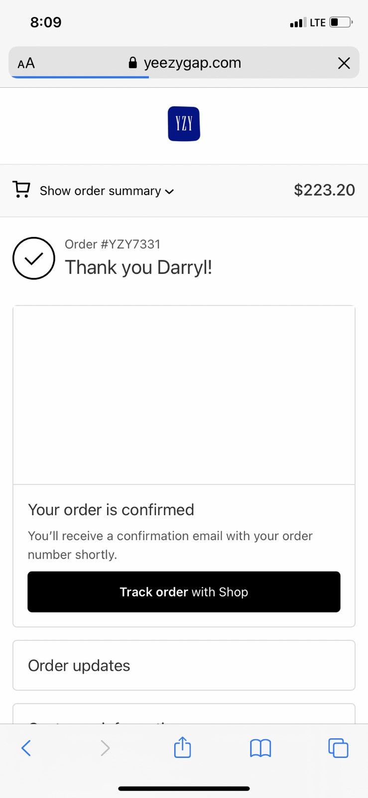 Gap × Yeezy Yeezy Gap Round Jacket Size US L / EU 52-54 / 3 - 4 Thumbnail