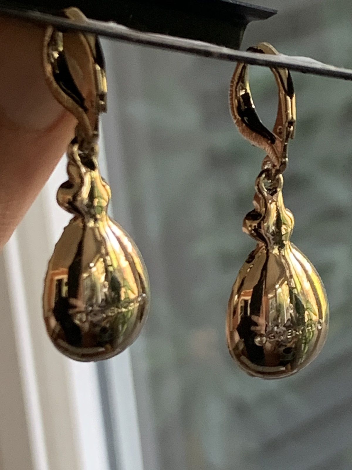 Designer × Givenchy × Jewelry *RARE* New Givenchy Tear Drop Crystal Earrings Size ONE SIZE - 4 Thumbnail