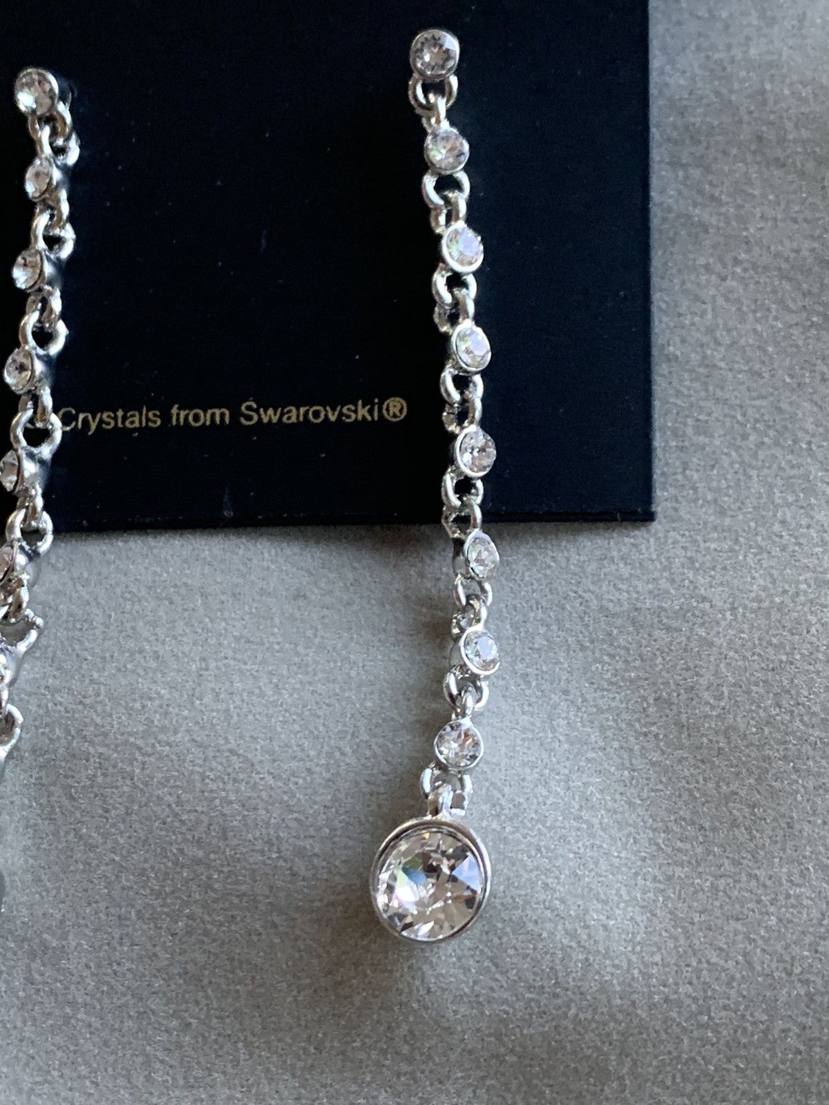 Givenchy × Jewelry × Swarovski *RARE* New Givenchy x Swarovski Crystal Dangle Earrings Size ONE SIZE - 2 Thumbnail