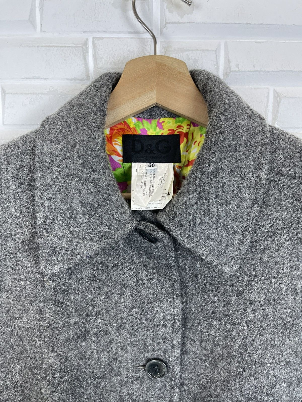 Dolce & Gabbana × Vintage DOLCE & GABBANA CABAN JACKET Floral Size 4XL / US 24-26 - 5 Thumbnail