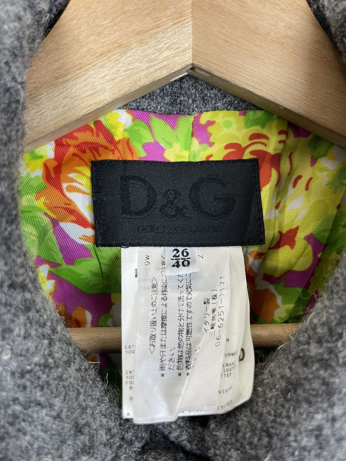 Dolce & Gabbana × Vintage DOLCE & GABBANA CABAN JACKET Floral Size 4XL / US 24-26 - 9 Thumbnail