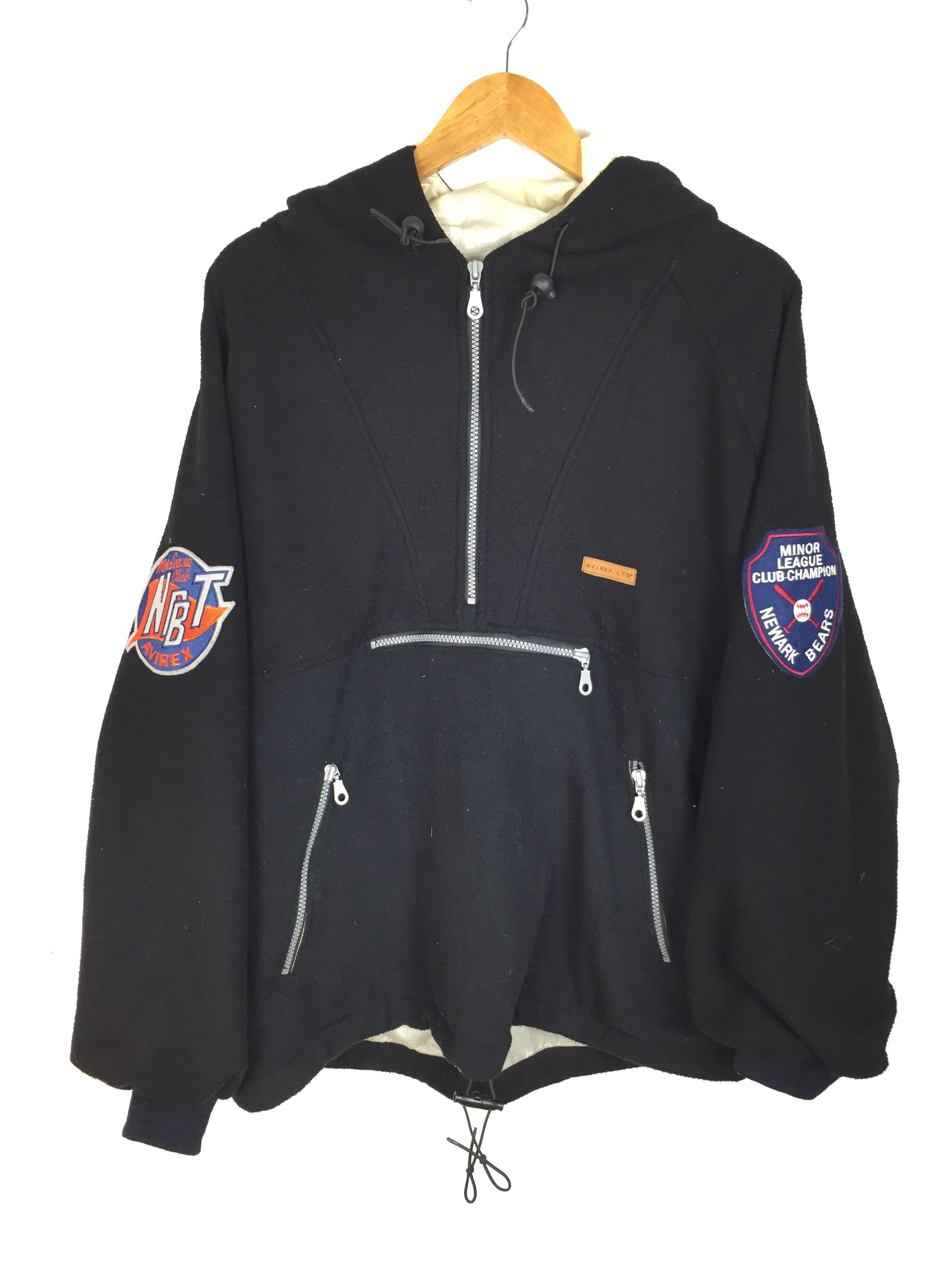 Avirex × Vintage Vintage AVIREX wool kangaroo hoodie patch Size US L / EU 52-54 / 3 - 2 Thumbnail