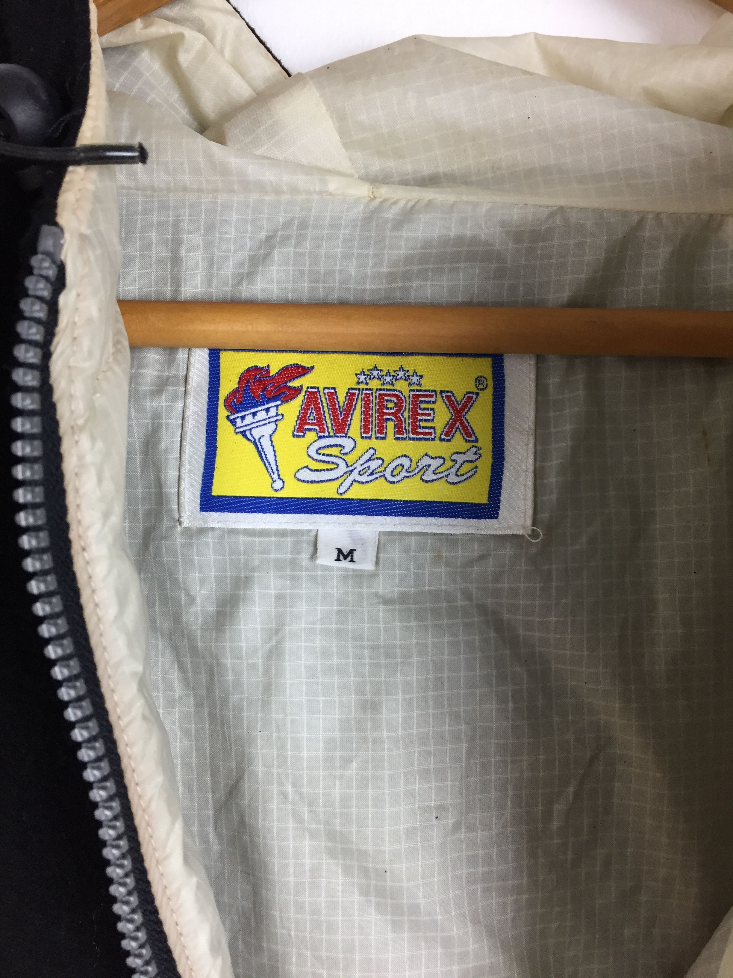 Avirex × Vintage Vintage AVIREX wool kangaroo hoodie patch Size US L / EU 52-54 / 3 - 8 Thumbnail