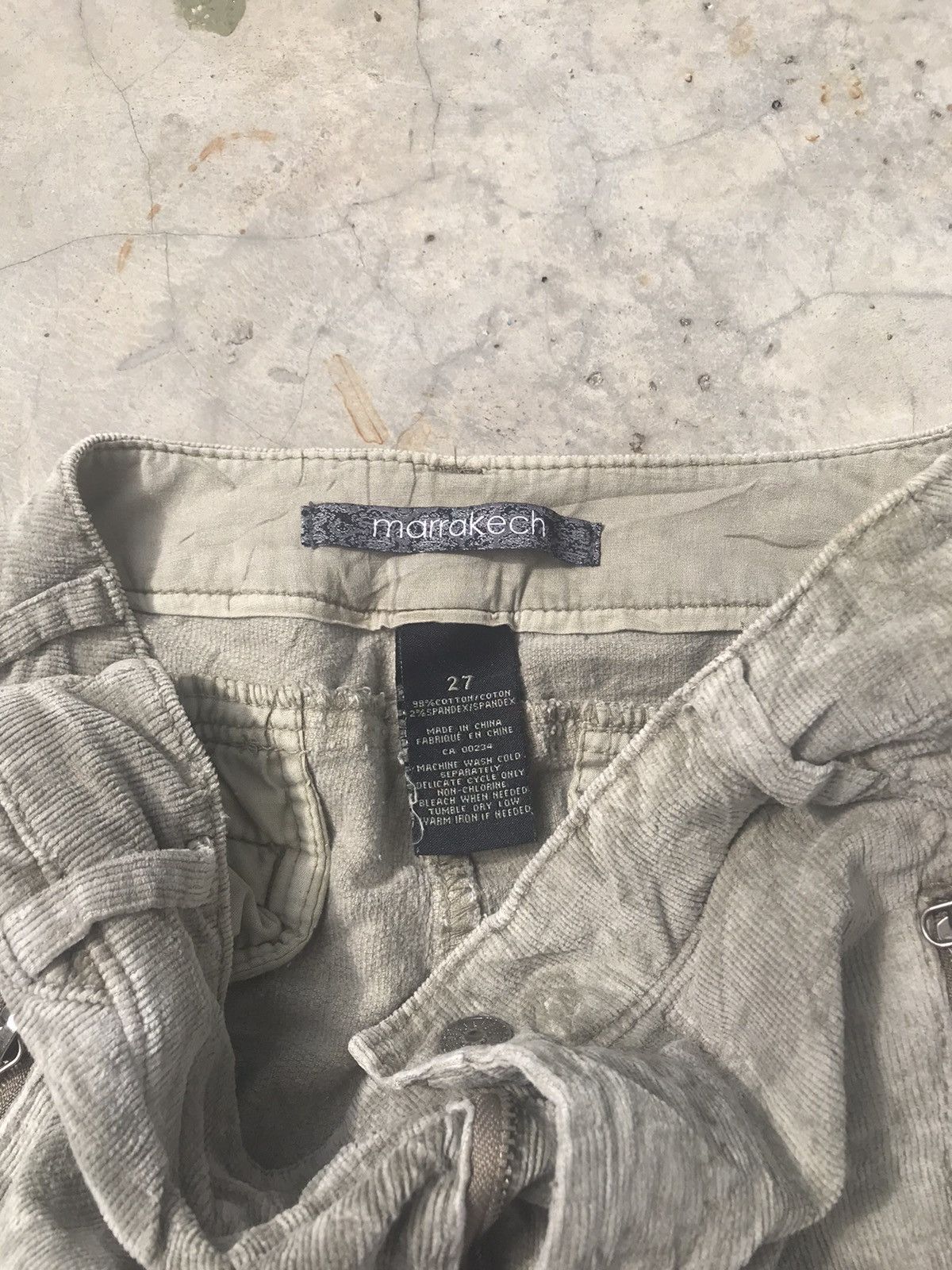Japanese Brand Marrakech Brand Utility Brown Corduroy Cargo Pants W28 Size US 28 / EU 44 - 7 Thumbnail