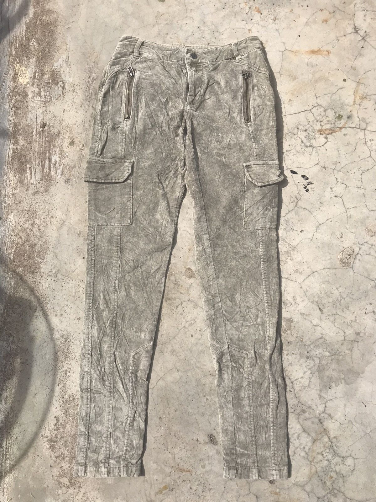 Japanese Brand Marrakech Brand Utility Brown Corduroy Cargo Pants W28 Size US 28 / EU 44 - 1 Thumbnail