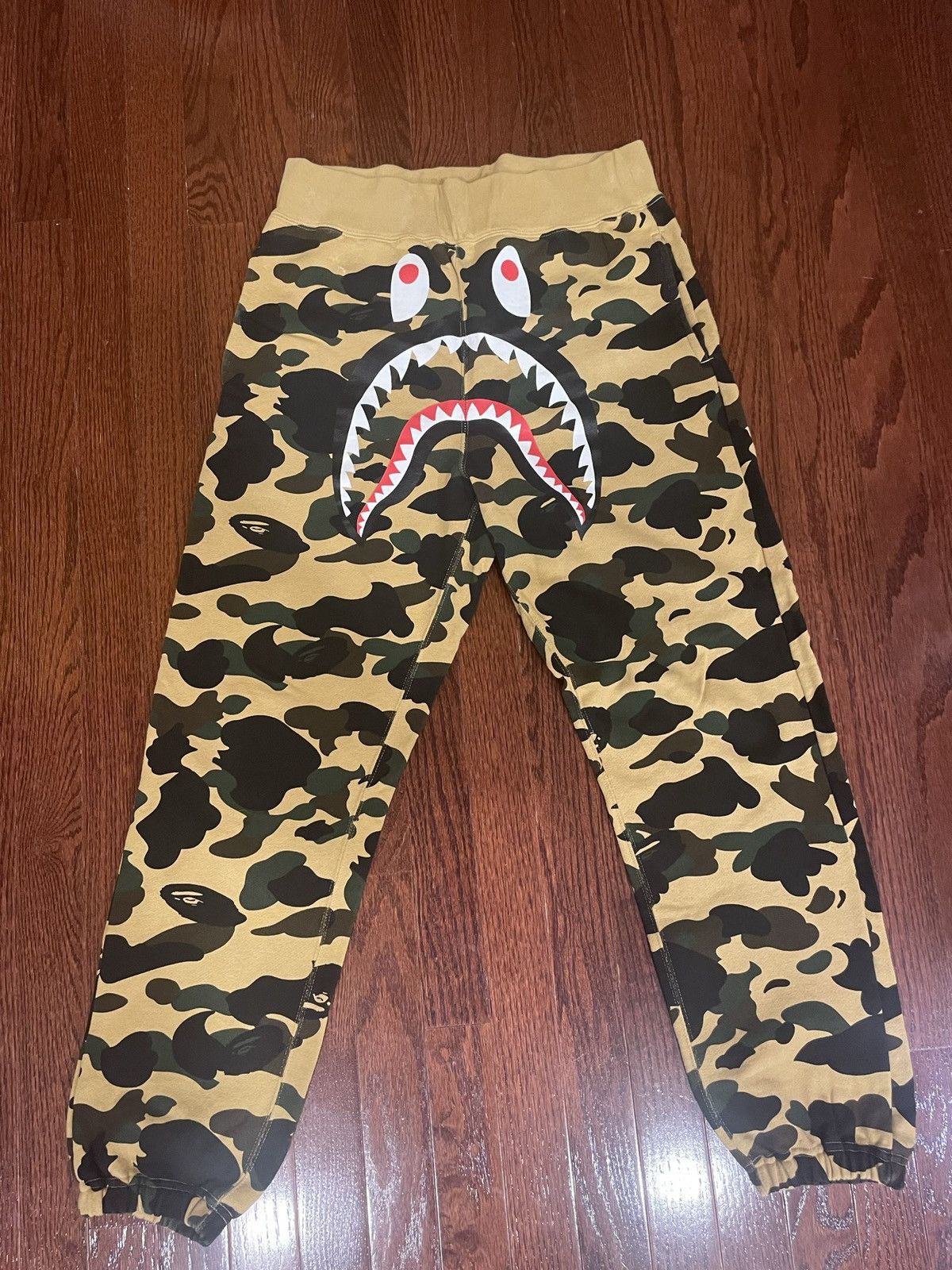 Bape 100% Authentic Bape 1st Camo Shark Slim Sweatpants | Grailed