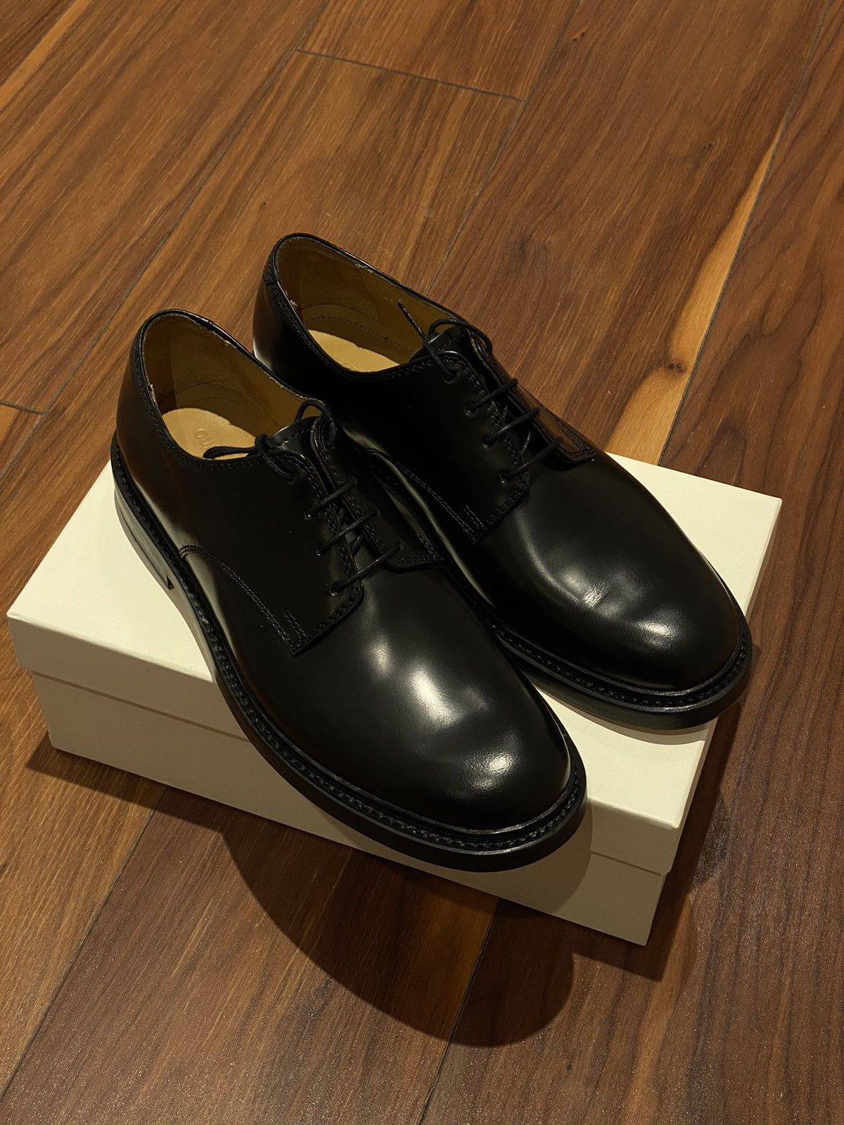 Our Legacy Uniform Parade Black Leather Derby | Grailed