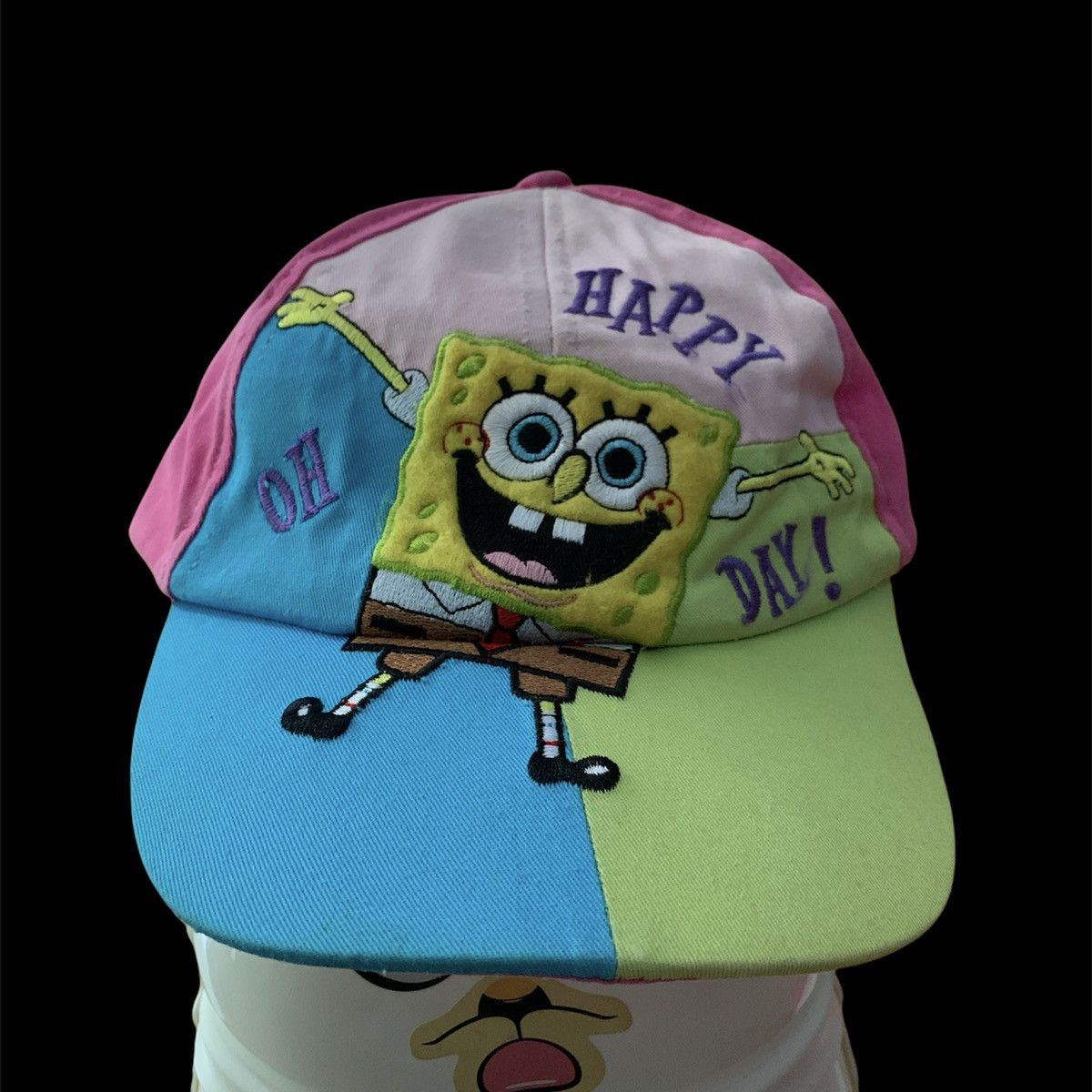 Cartoon Network × Nickelodeon × Vintage 🤝🏻NeedGone🤝🏻 2004 Spongebob Squarepants Hat Adult girls 53cm Size ONE SIZE - 1 Thumbnail