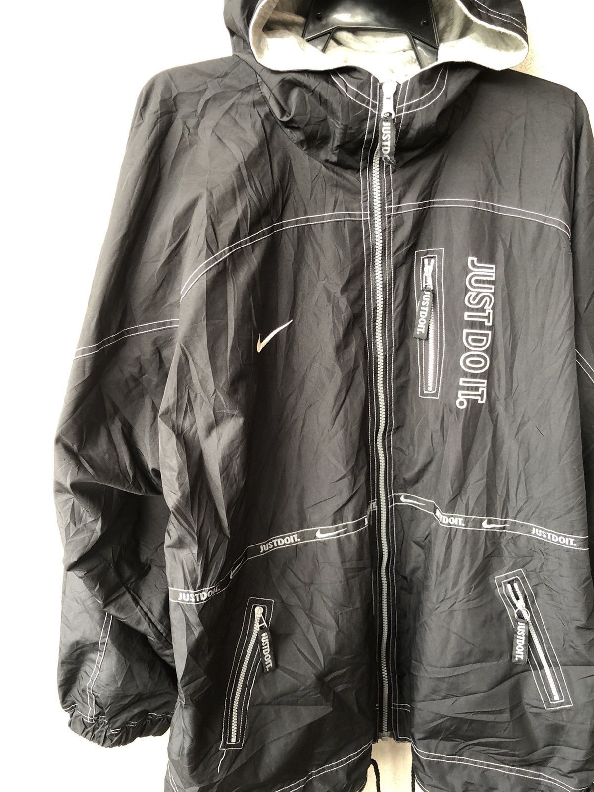 Nike Vintage reversible Light jacket NIKE PREMIER -JUST DO IT Size US XL / EU 56 / 4 - 10 Thumbnail