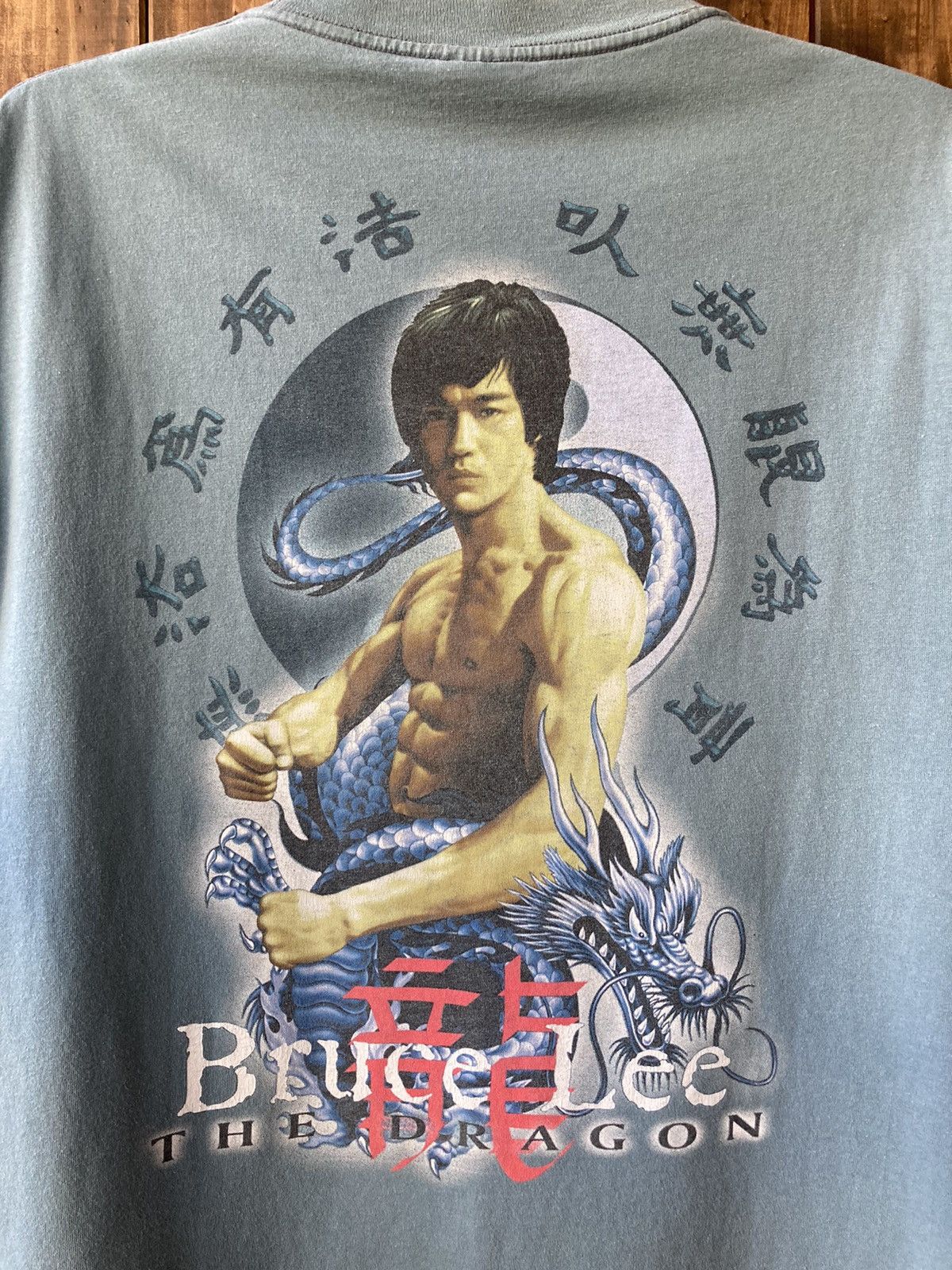 Vintage Vintage 90s Bruce Lee The Dragon movie promo tee Size US XL / EU 56 / 4 - 2 Thumbnail