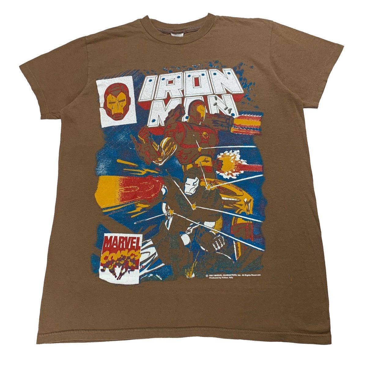 Rare Vintage 1997 Marvel Ironman War Machine #291 Tee Shirt