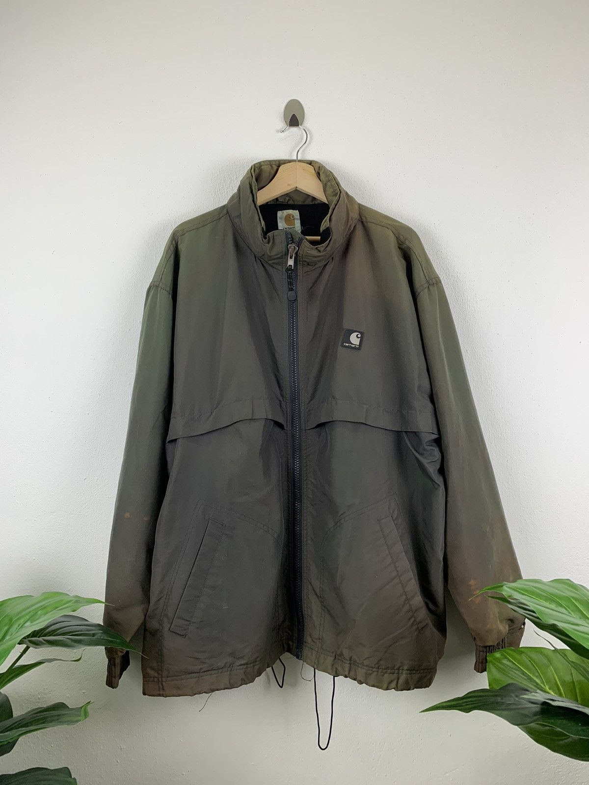 Carhartt VINTAGE CARHARTT ZIP UP FADED GREEN JACKET Size US XL / EU 56 / 4 - 1 Thumbnail