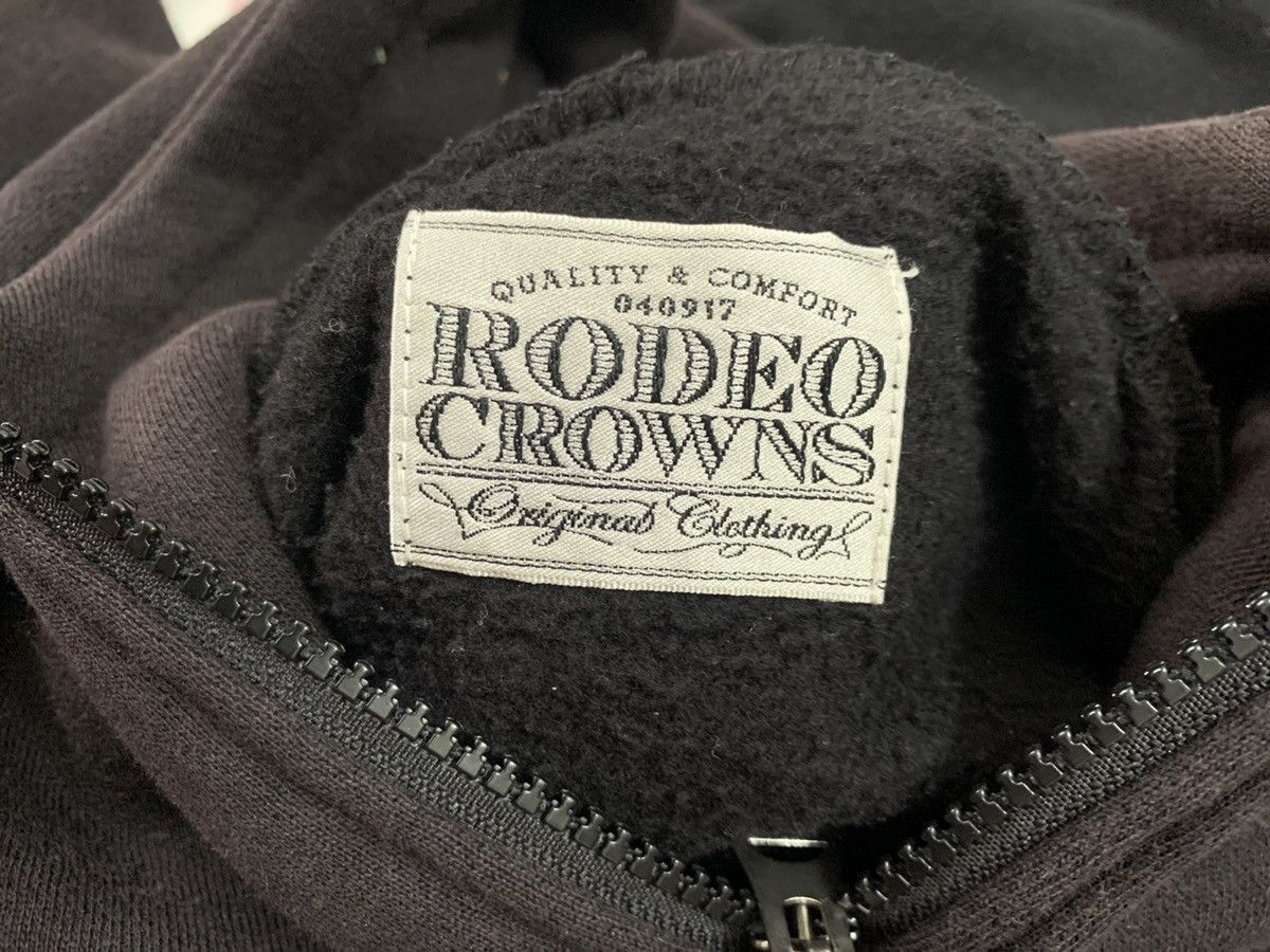 Japanese Brand RODEO CROWNS ZIP UP HOODIE Size US S / EU 44-46 / 1 - 7 Thumbnail