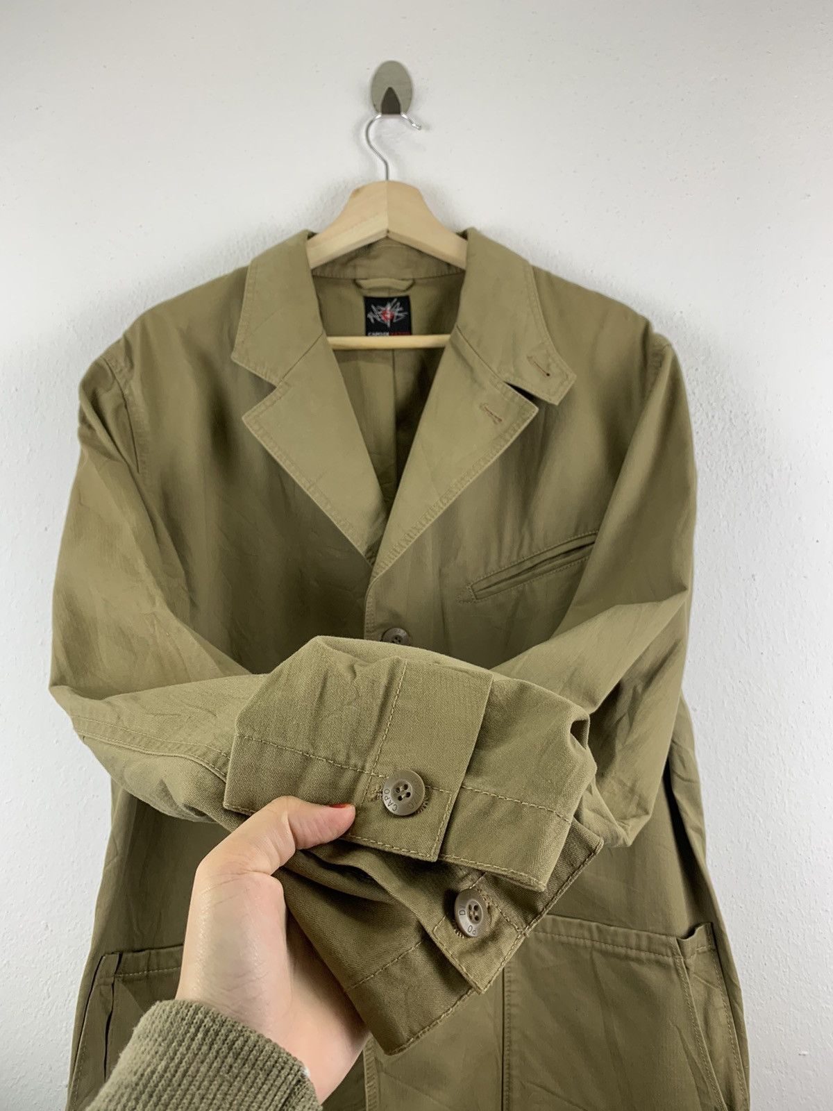 Japanese Brand CAPO DI PAZZO COTTON JACKET Size US XL / EU 56 / 4 - 3 Thumbnail