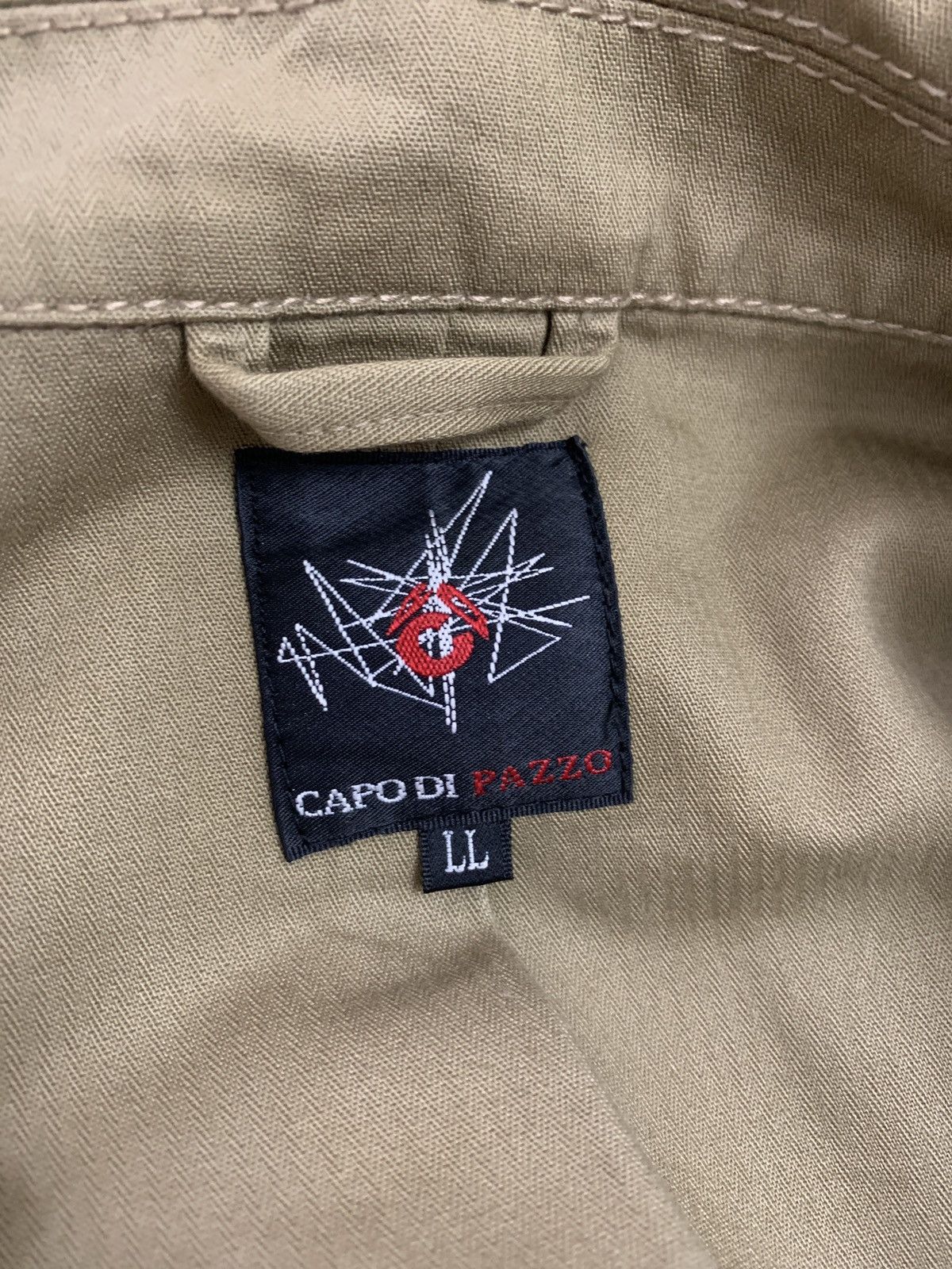 Japanese Brand CAPO DI PAZZO COTTON JACKET Size US XL / EU 56 / 4 - 7 Thumbnail