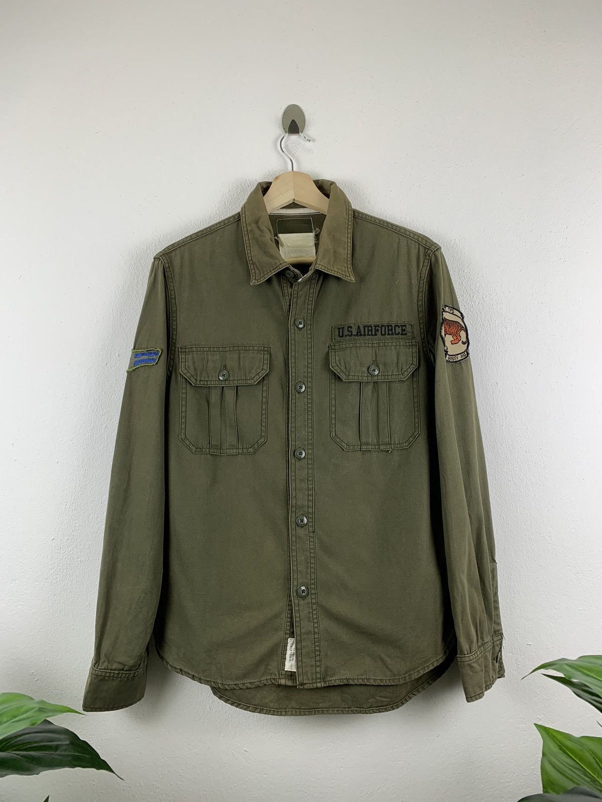 Vintage VINTAGE US AIR FORCE COTTON SHIRT Size US M / EU 48-50 / 2 - 1 Thumbnail
