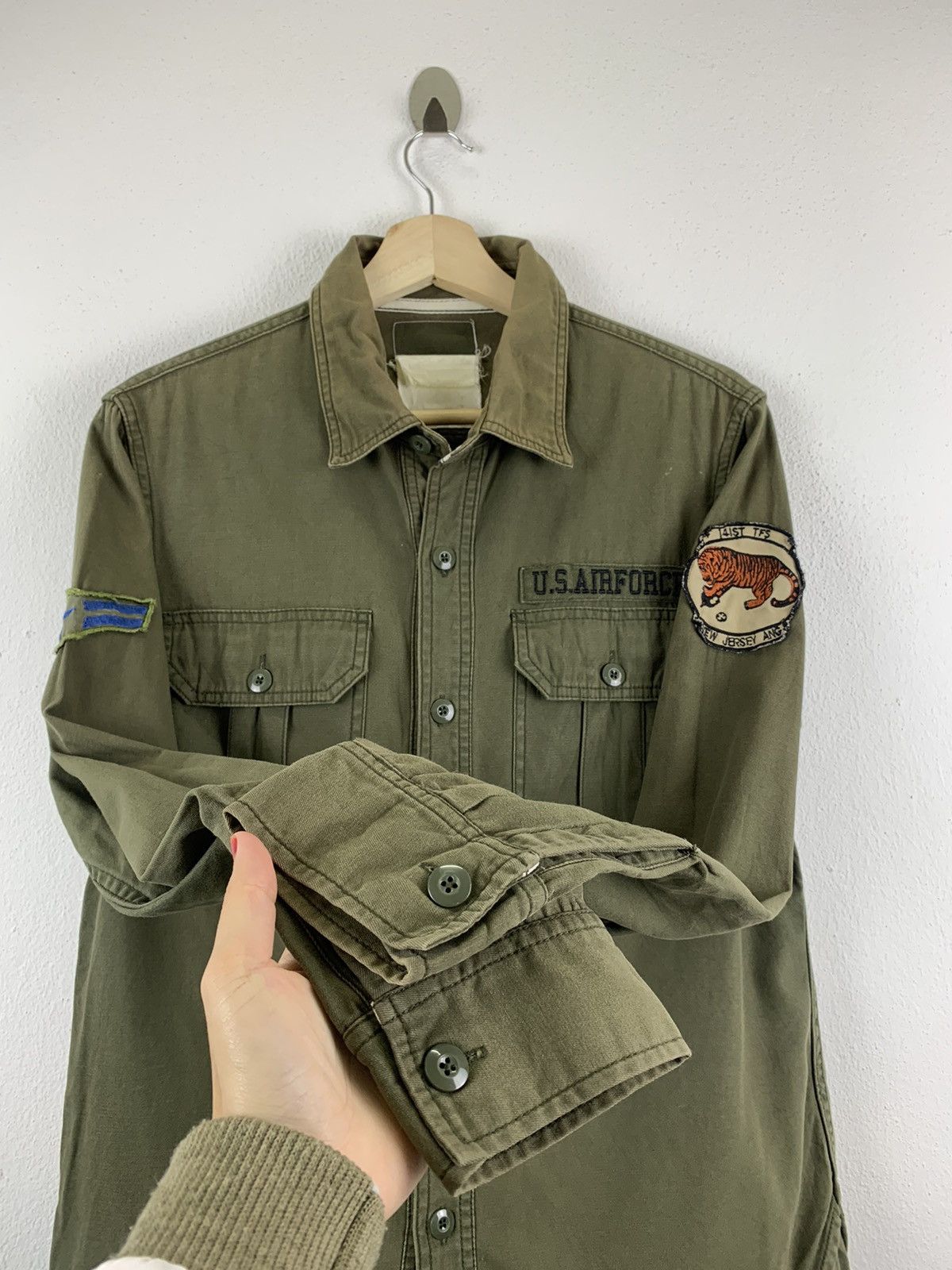 Vintage VINTAGE US AIR FORCE COTTON SHIRT Size US M / EU 48-50 / 2 - 4 Thumbnail