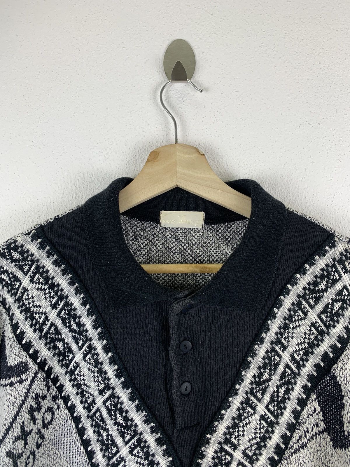 Japanese Brand × Vintage VINTAGE CAMPUS UNIVERSITY KNITWEAR COLLAR SWEATSHIRT Size US M / EU 48-50 / 2 - 4 Thumbnail