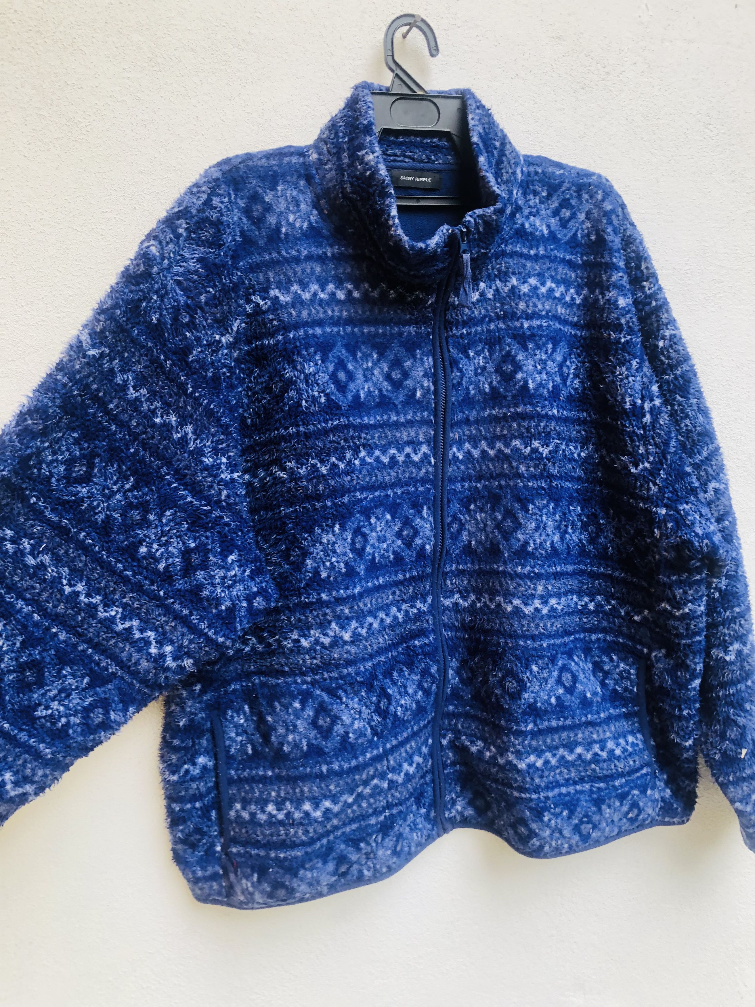 Japanese Brand Vintage Shiny Ripple Japanese Designer Fashion Style Size US L / EU 52-54 / 3 - 5 Thumbnail