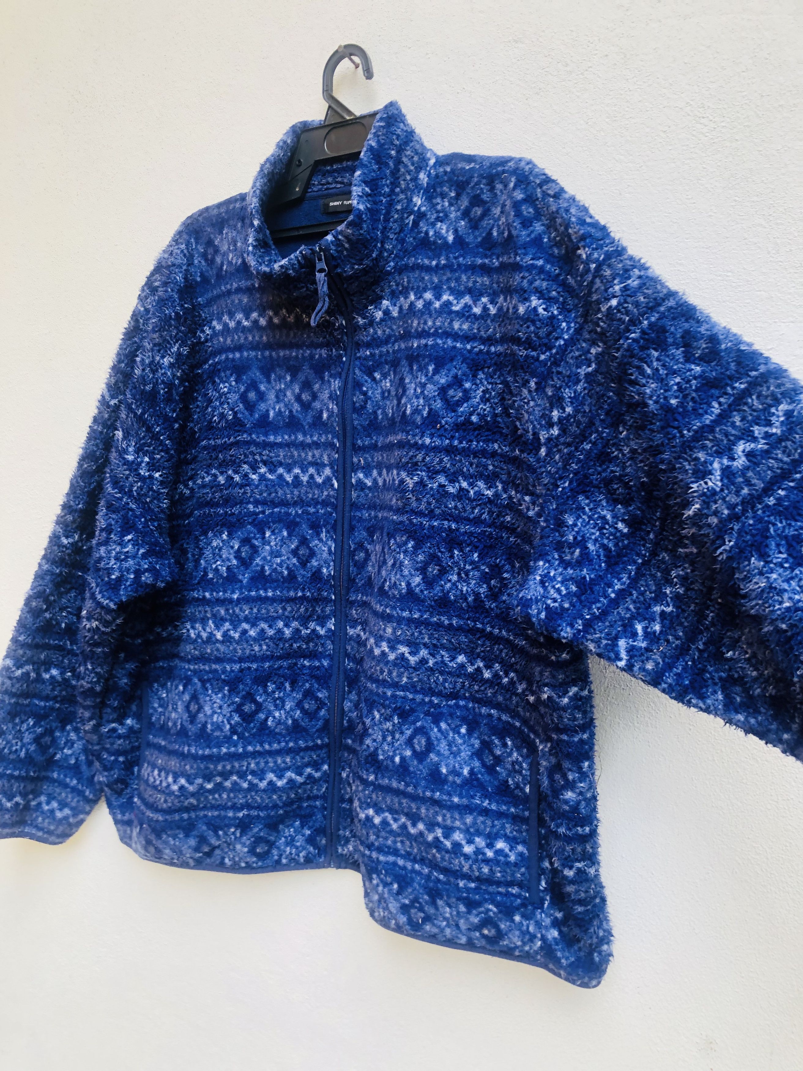 Japanese Brand Vintage Shiny Ripple Japanese Designer Fashion Style Size US L / EU 52-54 / 3 - 7 Thumbnail