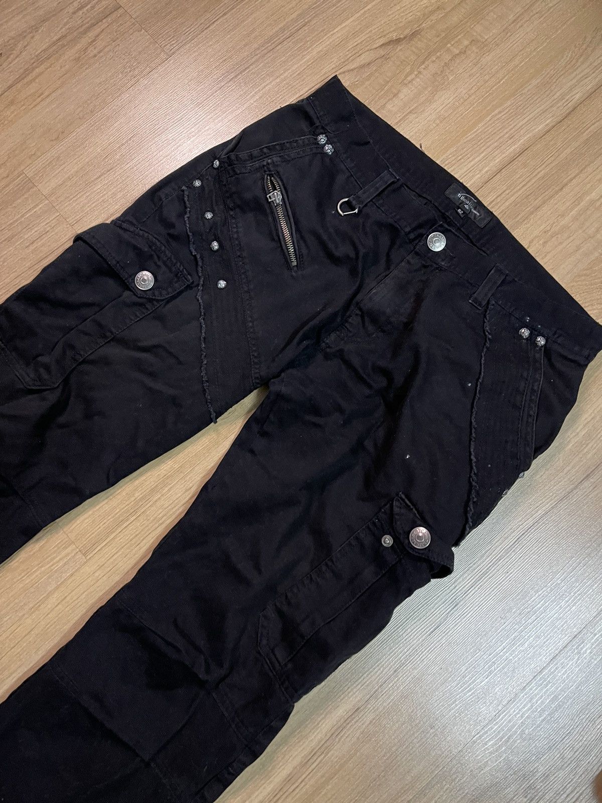 In The Attic In The Attic zipper multi pocket punk style pants Size US 33 - 2 Thumbnail