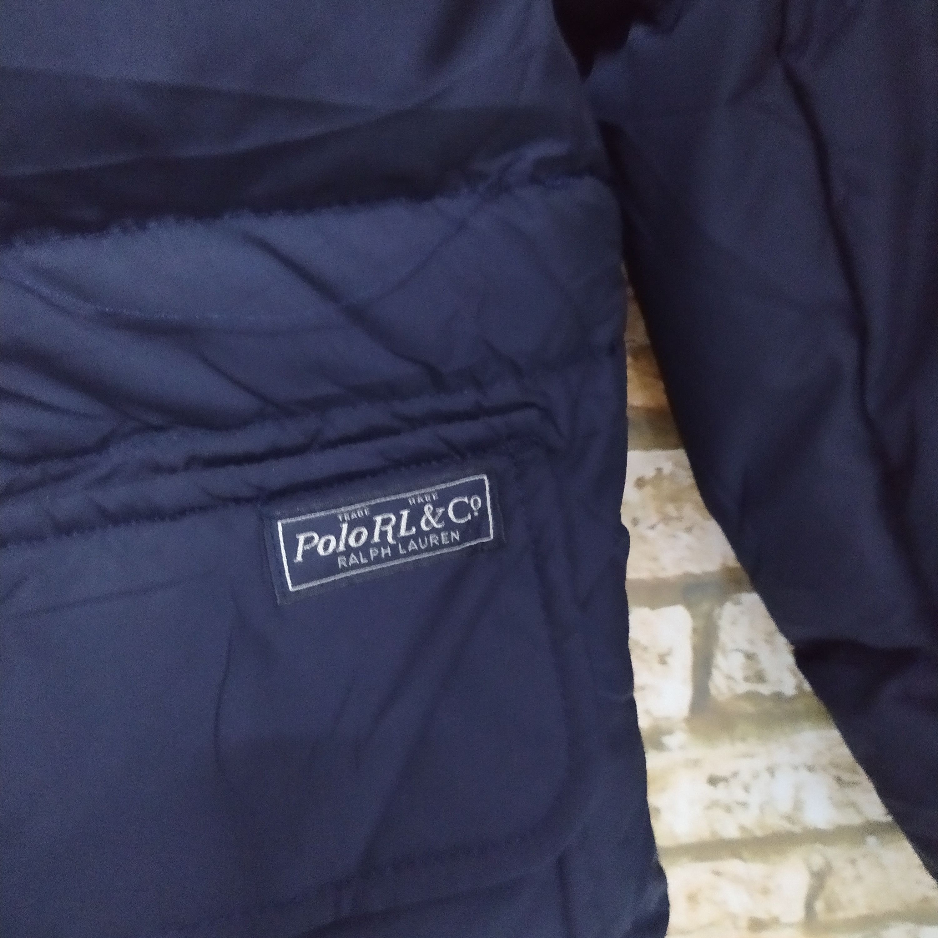 Polo Ralph Lauren × Vintage 90s POLO RALPH LAUREN PUFFLE JACKET FUR (D561) Size US XL / EU 56 / 4 - 4 Thumbnail