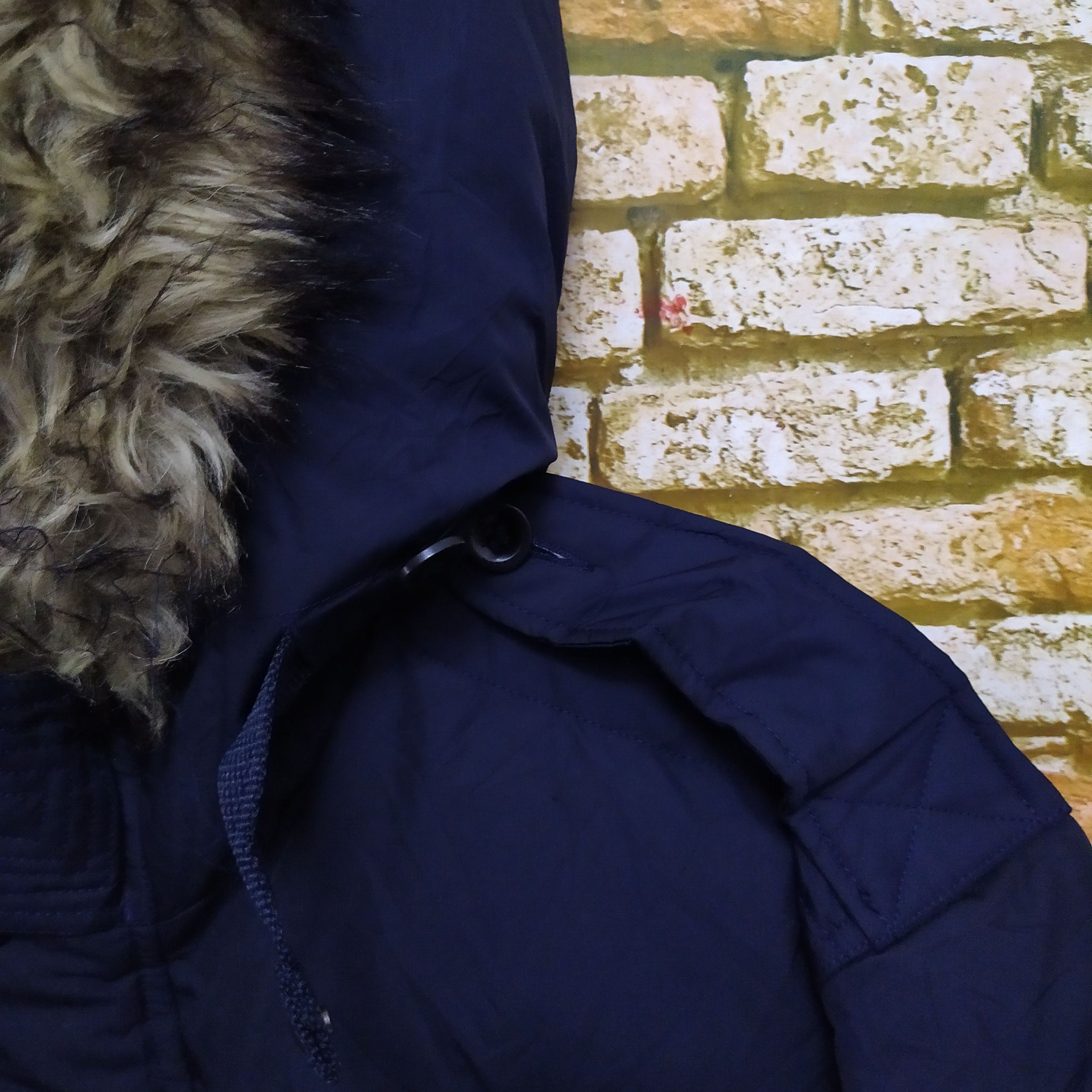 Polo Ralph Lauren × Vintage 90s POLO RALPH LAUREN PUFFLE JACKET FUR (D561) Size US XL / EU 56 / 4 - 9 Thumbnail