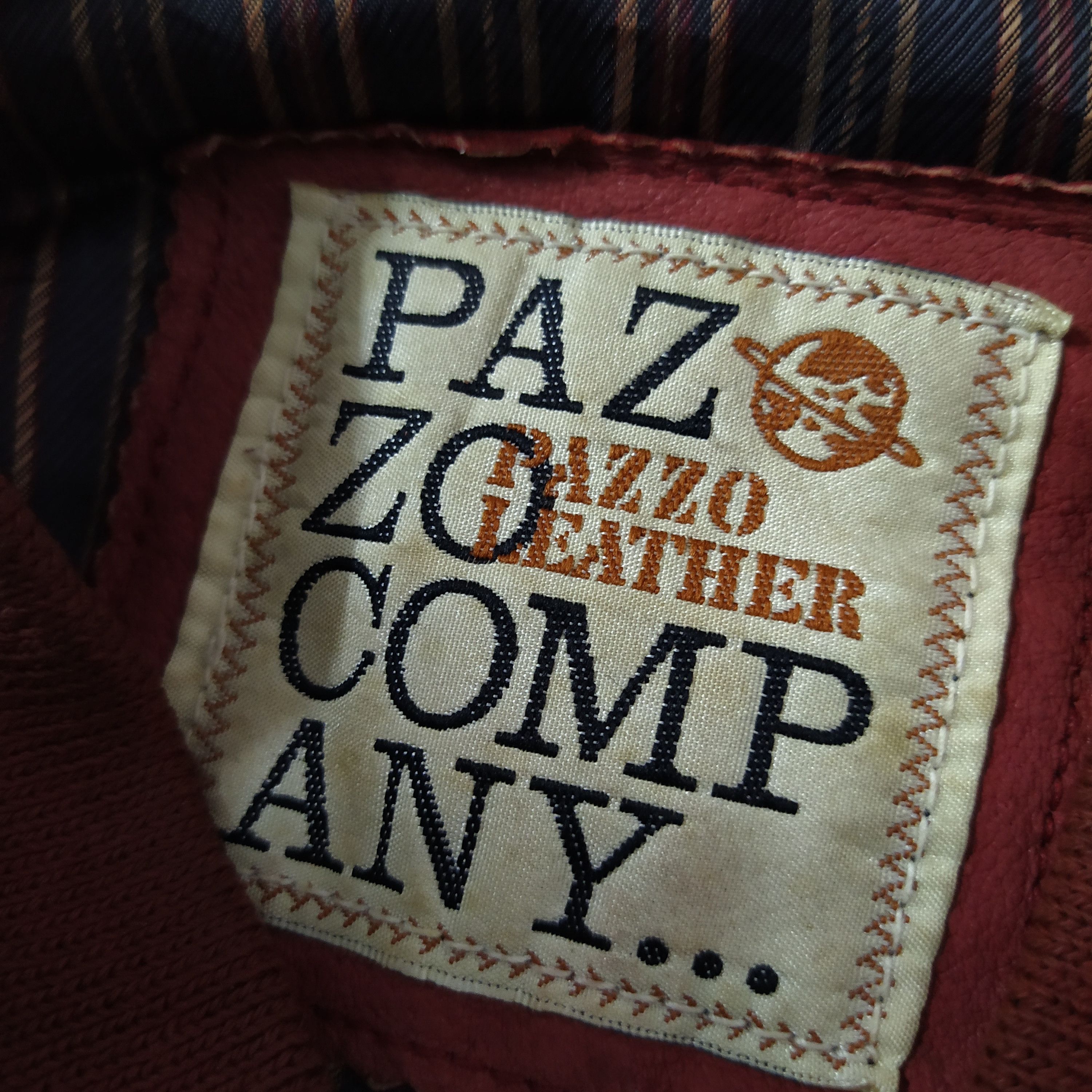 Pazzo PAZZO RED LEATHER JACKET EMBROIDERRED (D560) Size US L / EU 52-54 / 3 - 6 Thumbnail
