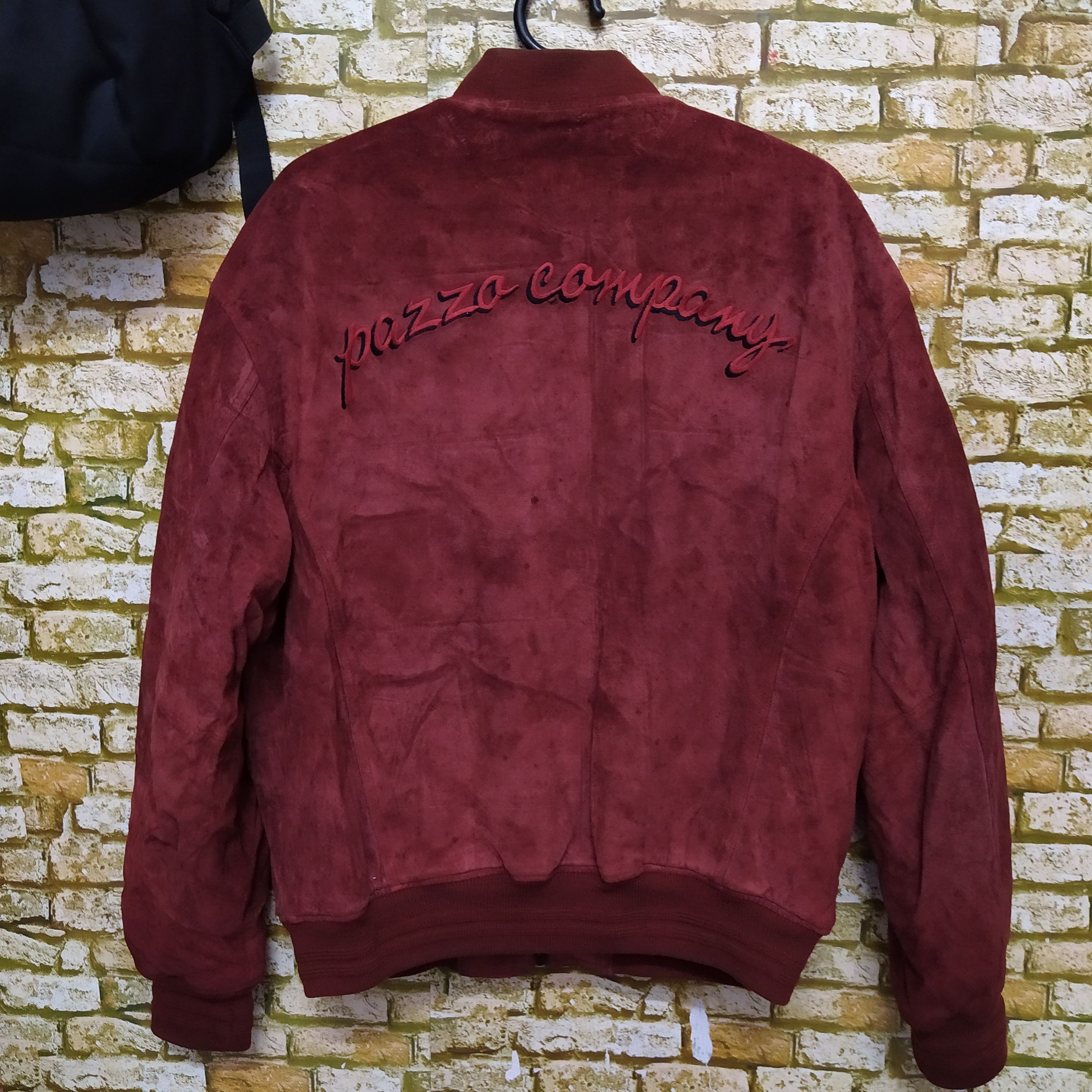 Pazzo PAZZO RED LEATHER JACKET EMBROIDERRED (D560) Size US L / EU 52-54 / 3 - 1 Thumbnail