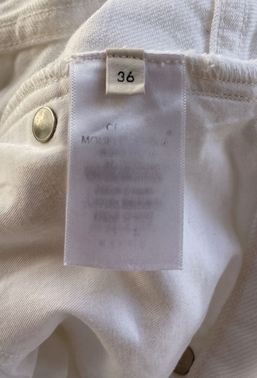 Celine Céline by Phoebe Philo white straight jeans Size 26" / US 2 / IT 38 - 7 Thumbnail
