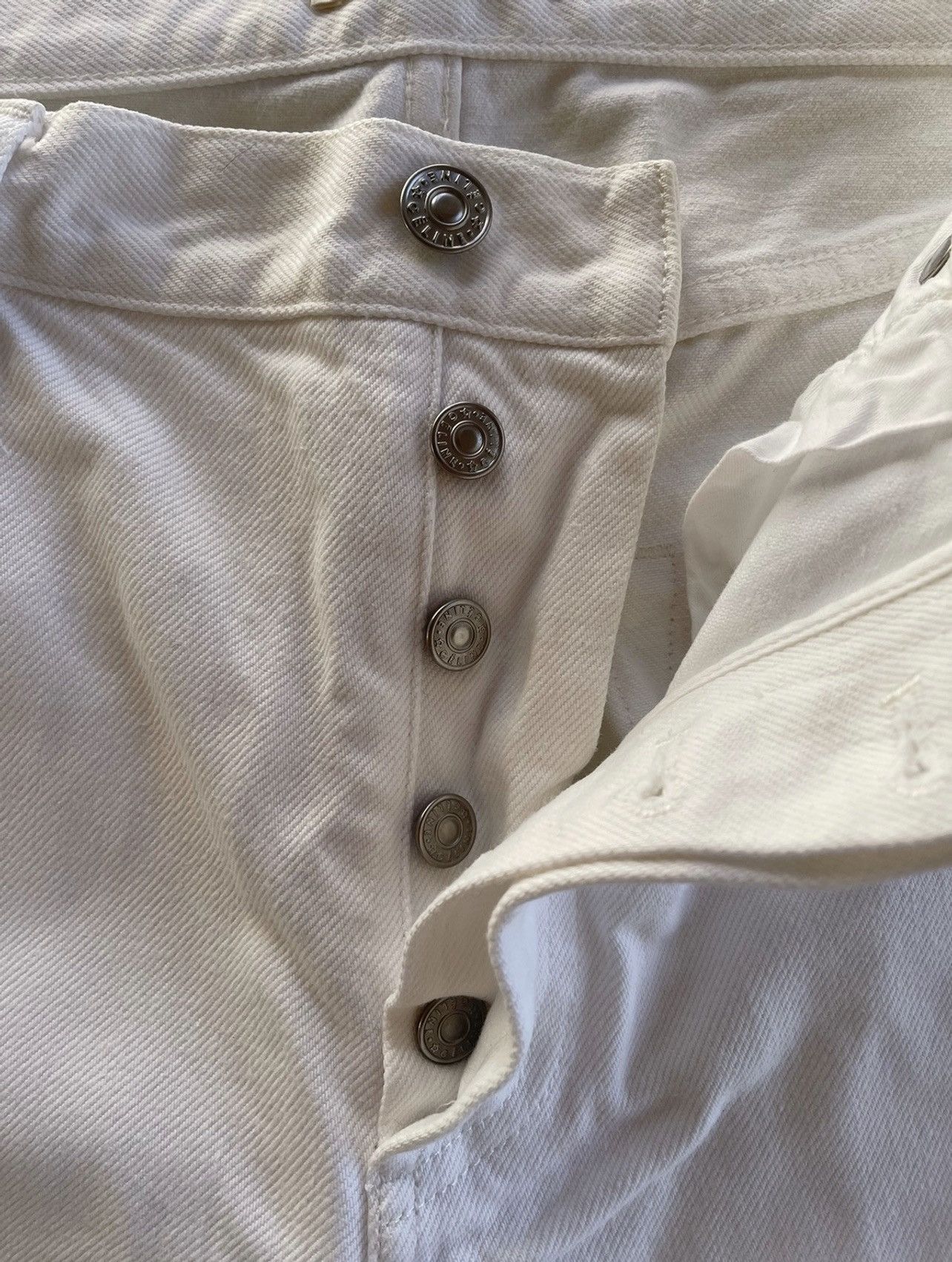 Celine Céline by Phoebe Philo white straight jeans Size 26" / US 2 / IT 38 - 5 Thumbnail