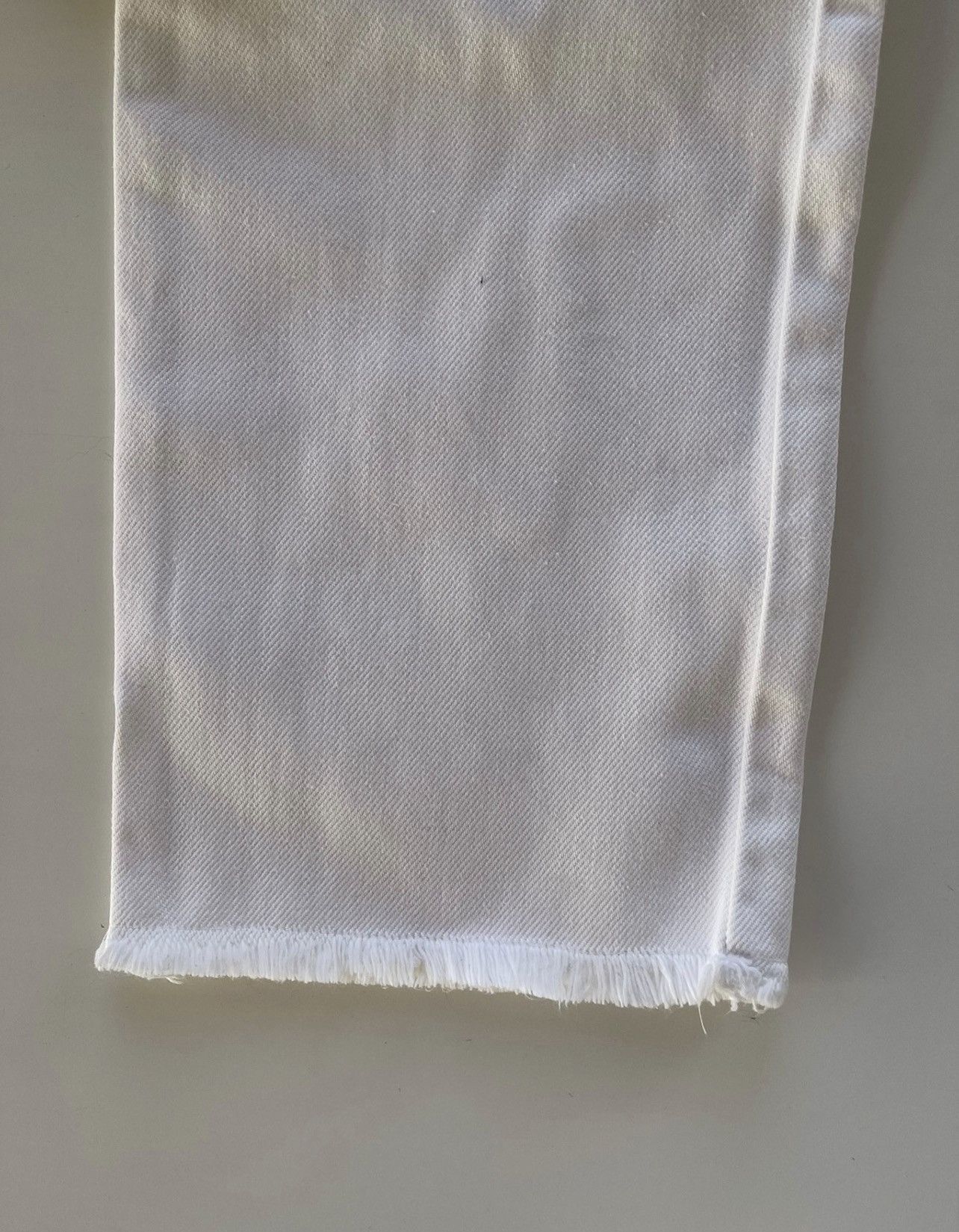 Celine Céline by Phoebe Philo white straight jeans Size 26" / US 2 / IT 38 - 6 Thumbnail