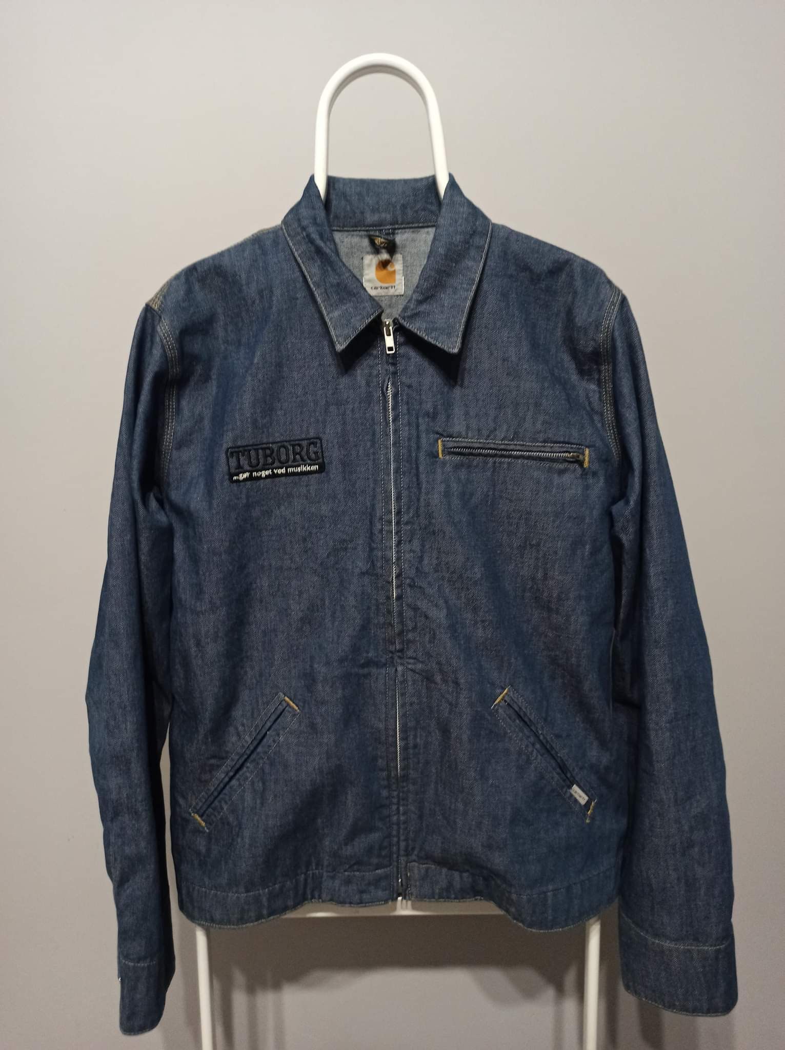 Vintage Carhartt denim Detroit jacket tuborg music festiwal | Grailed