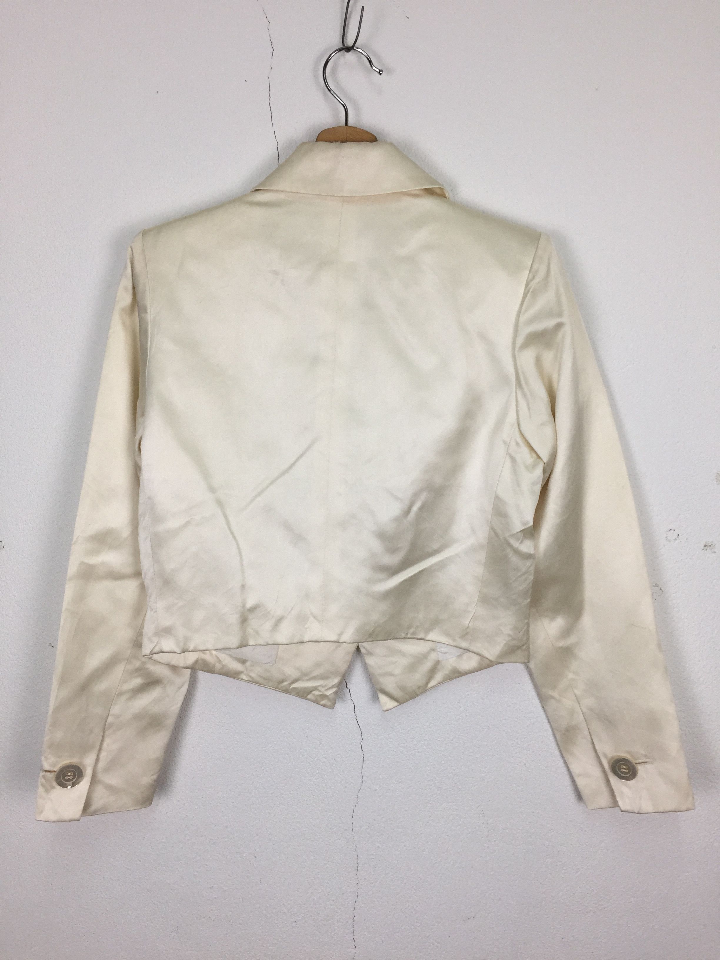 Japanese Brand Yves Saint Laurent Rive Gauche Blazer Jacket Size S / US 4 / IT 40 - 7 Thumbnail