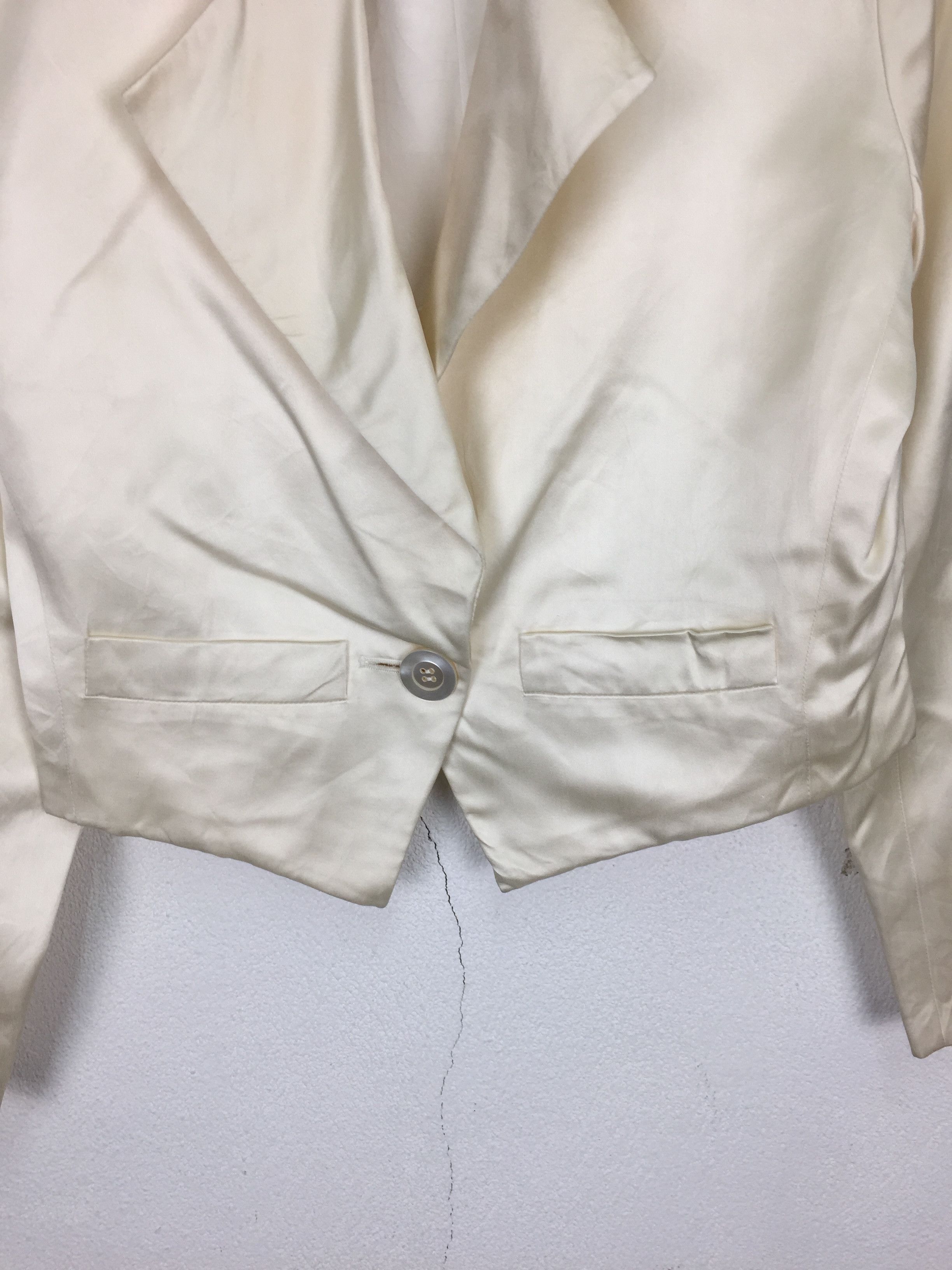 Japanese Brand Yves Saint Laurent Rive Gauche Blazer Jacket Size S / US 4 / IT 40 - 3 Thumbnail
