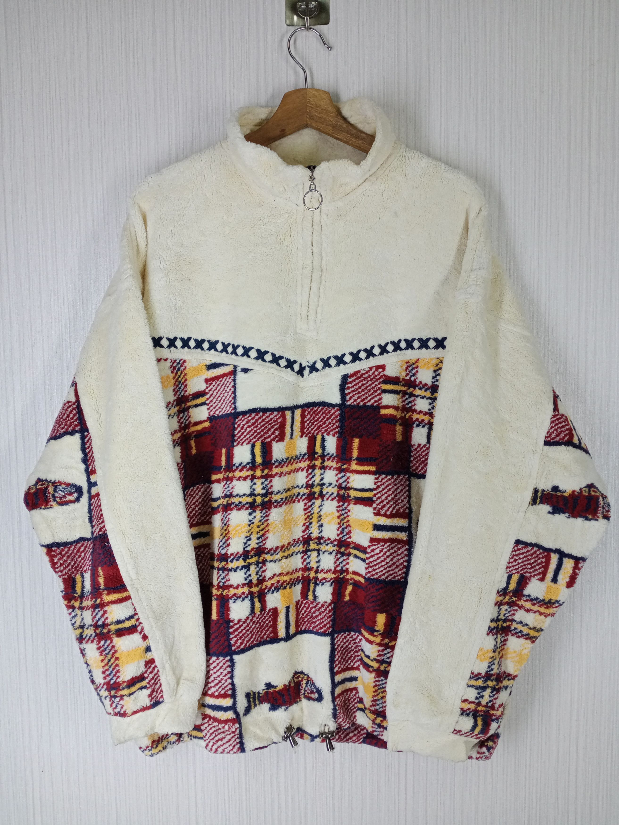 Japanese Brand Rare Japanese Brand Think Pink Half Zip Fleece Size US XL / EU 56 / 4 - 1 Thumbnail