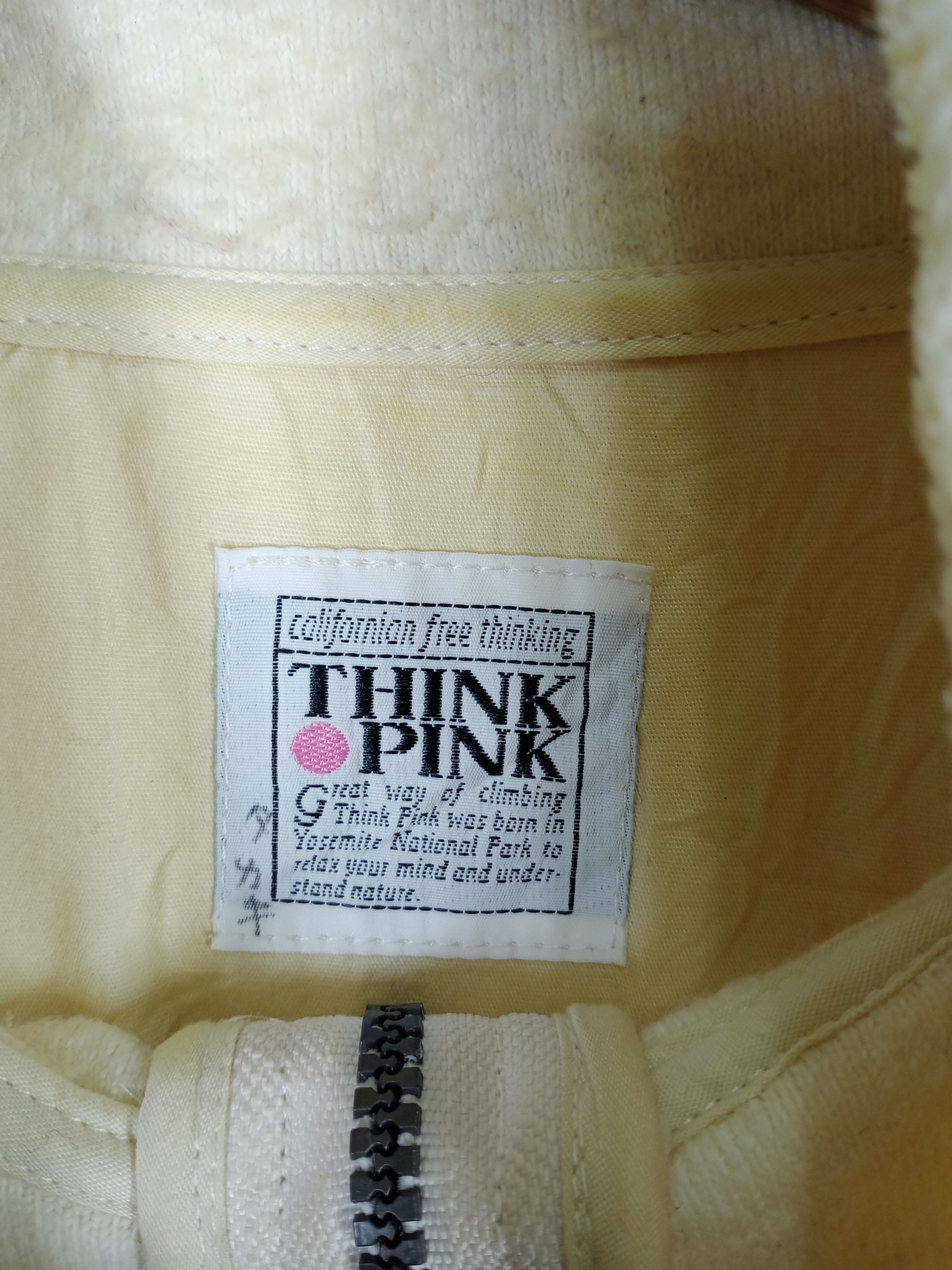 Japanese Brand Rare Japanese Brand Think Pink Half Zip Fleece Size US XL / EU 56 / 4 - 5 Thumbnail